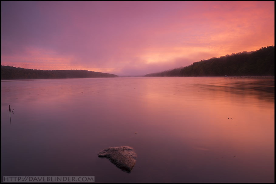 24-70mm F2.8 OSS sample photo. Fiery morning at splitrock reservoir photography