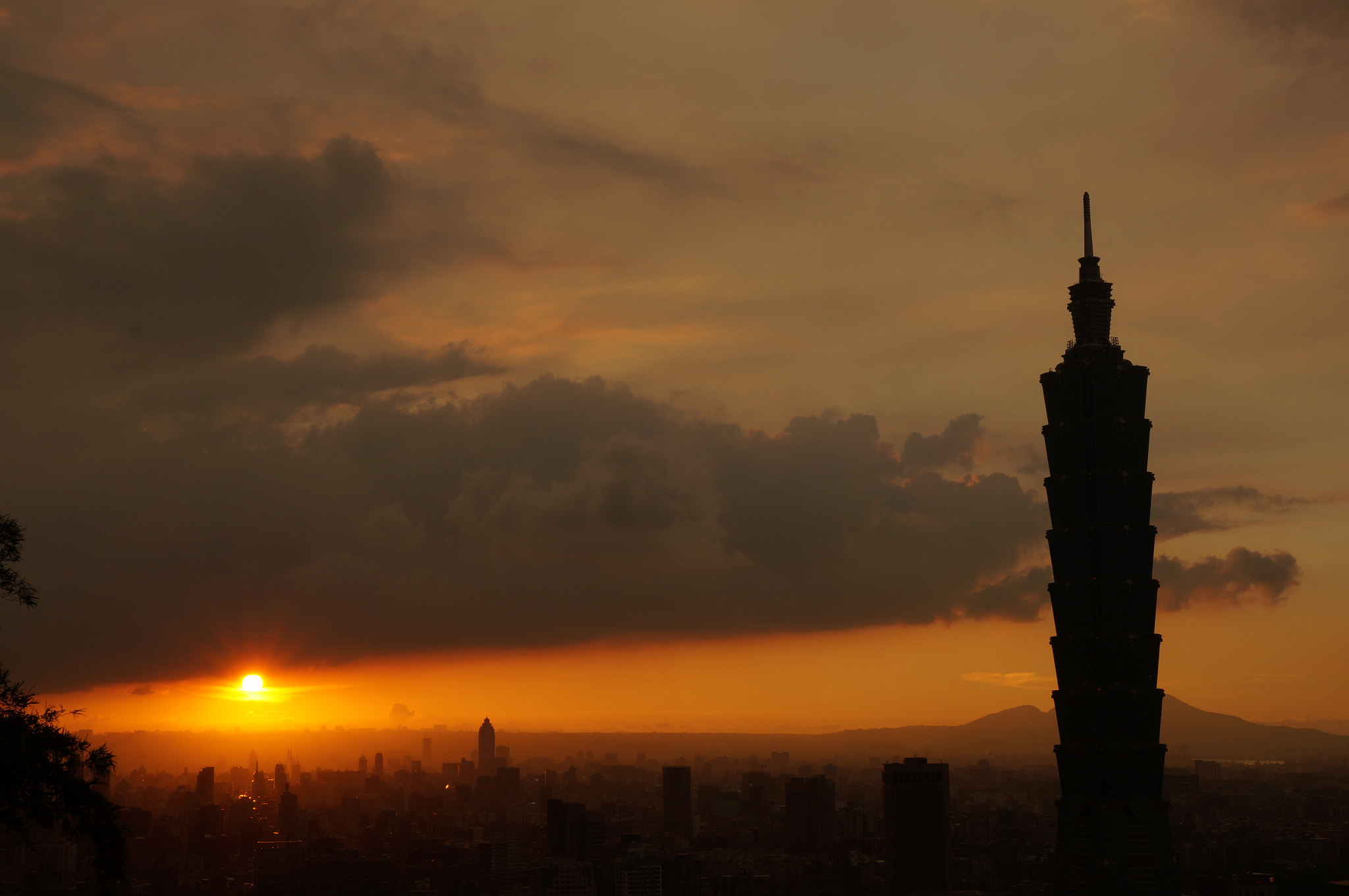 Sony Alpha NEX-6 sample photo. Sunset in taipei.jpg photography