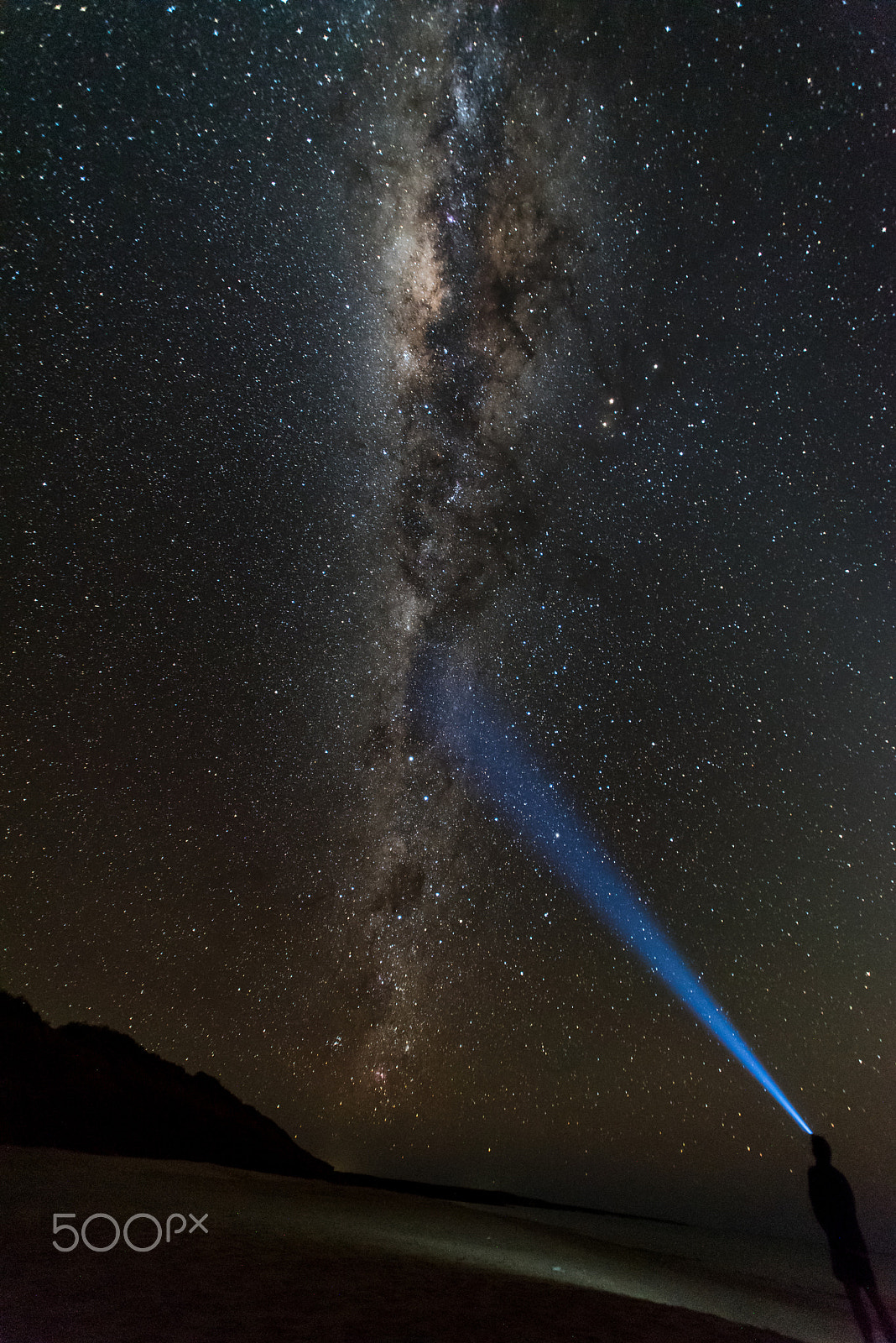 Nikon D750 sample photo. Light painting the milky way. photography