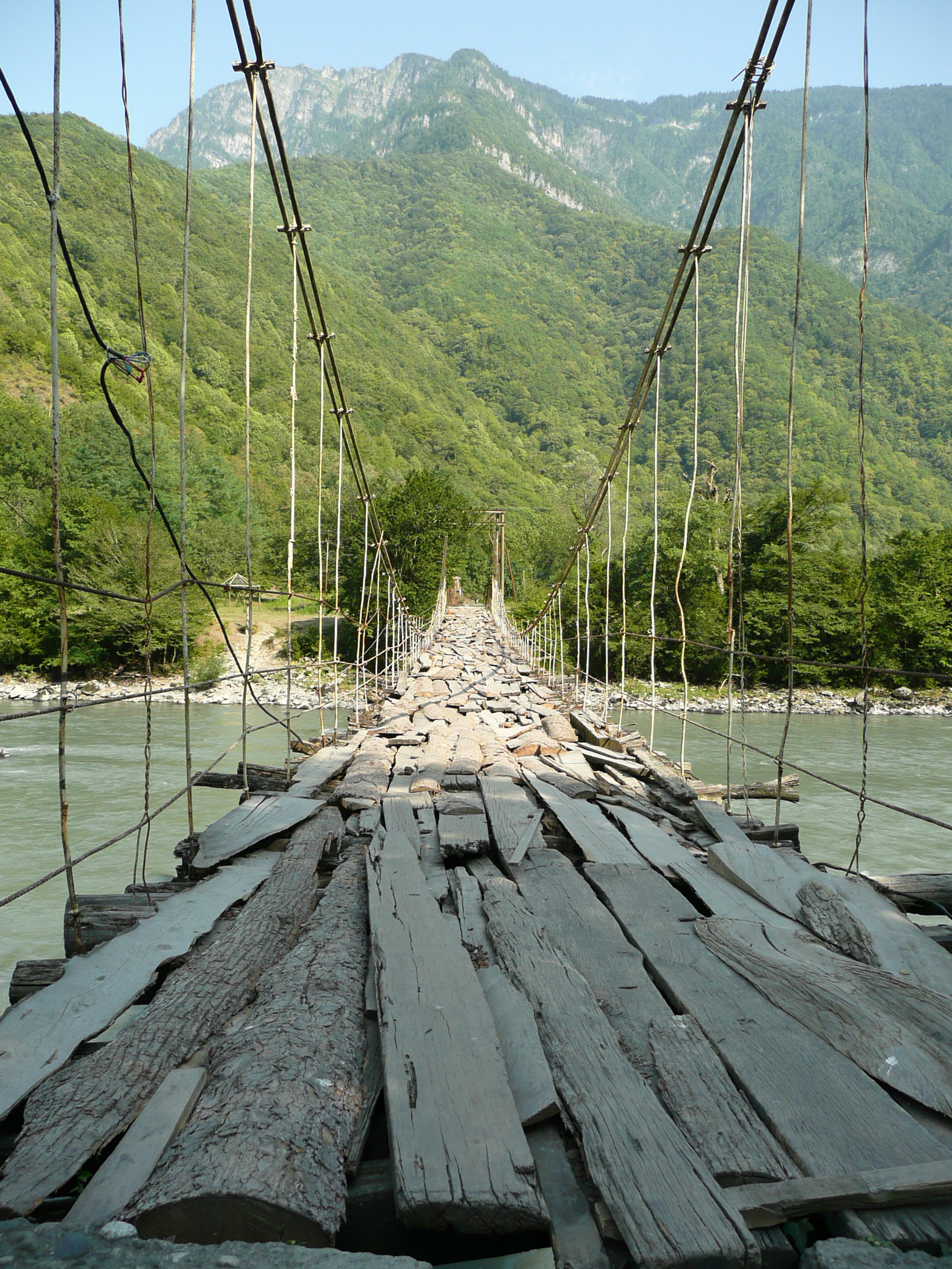 Panasonic DMC-TZ2 sample photo. Wooden bridge photography