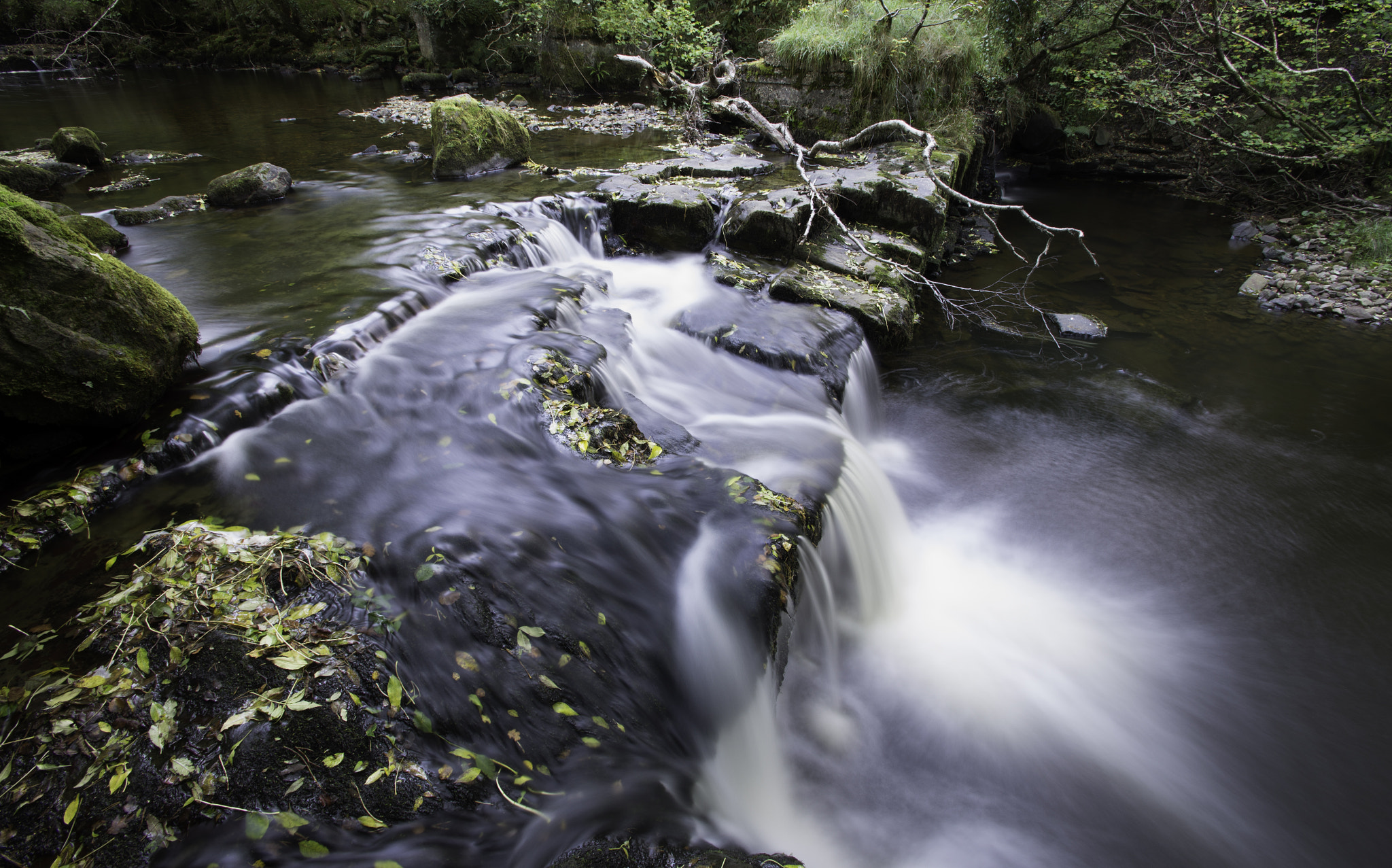Pentax K-5 sample photo. White waterfall photography