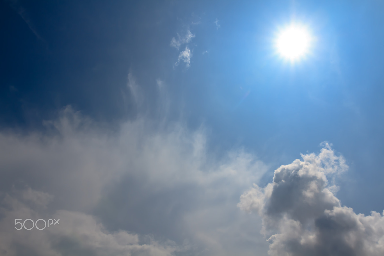 Sigma 18-35mm f/1.8 DC HSM sample photo. Dramatic beautiful blue sky with clouds and the sun rays. photography