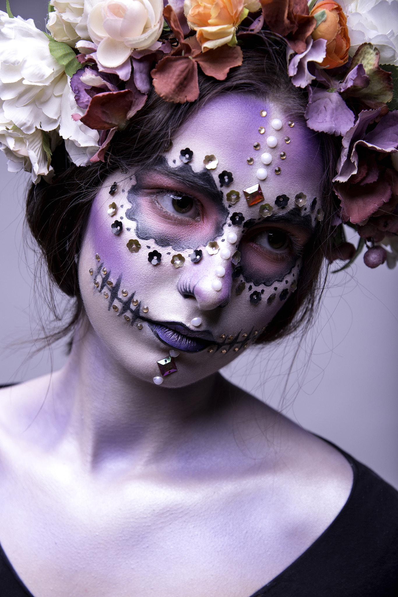 Canon EOS 6D + Canon EF 400mm f/2.8L sample photo. Halloween girl photography