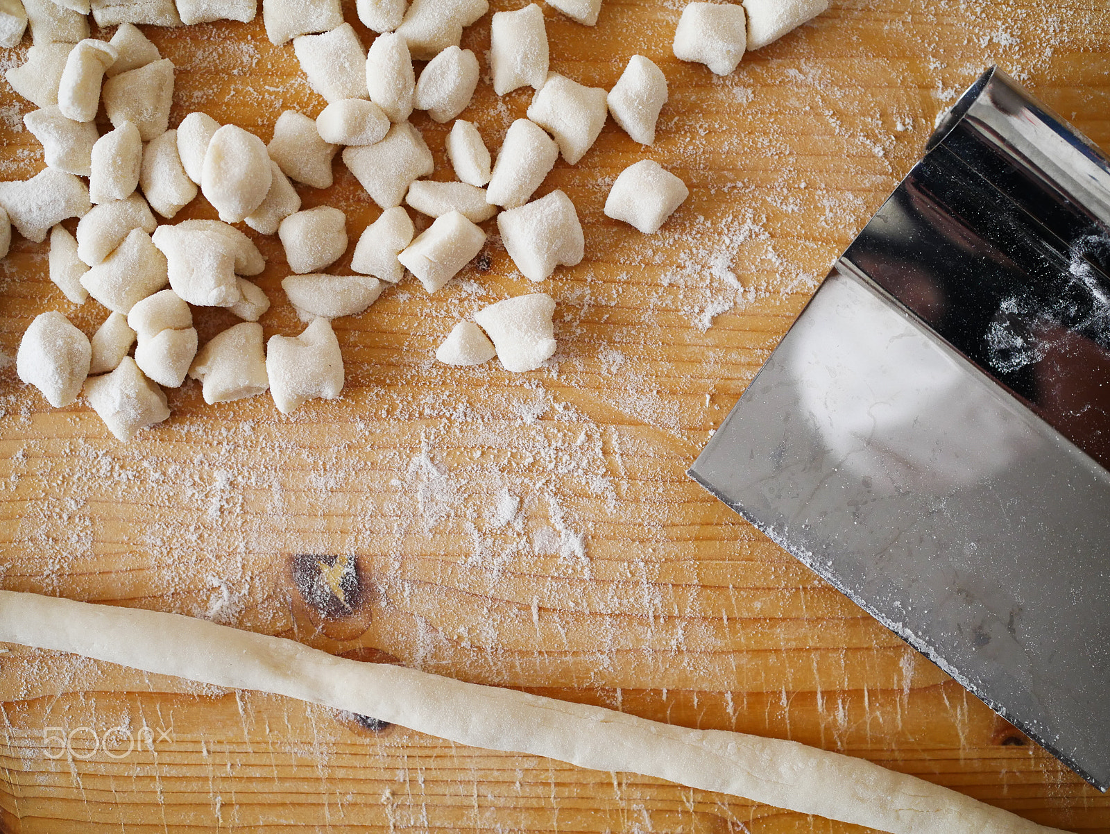 Panasonic Lumix DMC-G7 + Olympus M.Zuiko Digital 25mm F1.8 sample photo. Gnocchi, handmade italian pasta photography