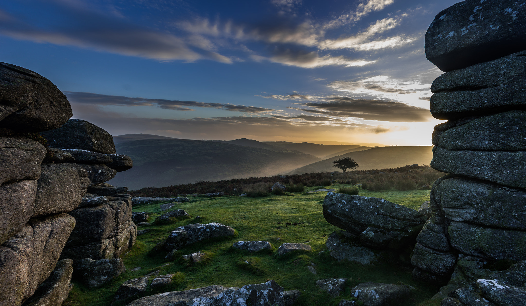 Pentax K-3 II sample photo. Dartmoor dawn photography