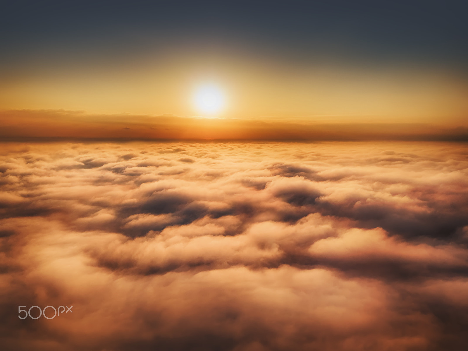 DJI FC550 sample photo. Flying above the clouds photography