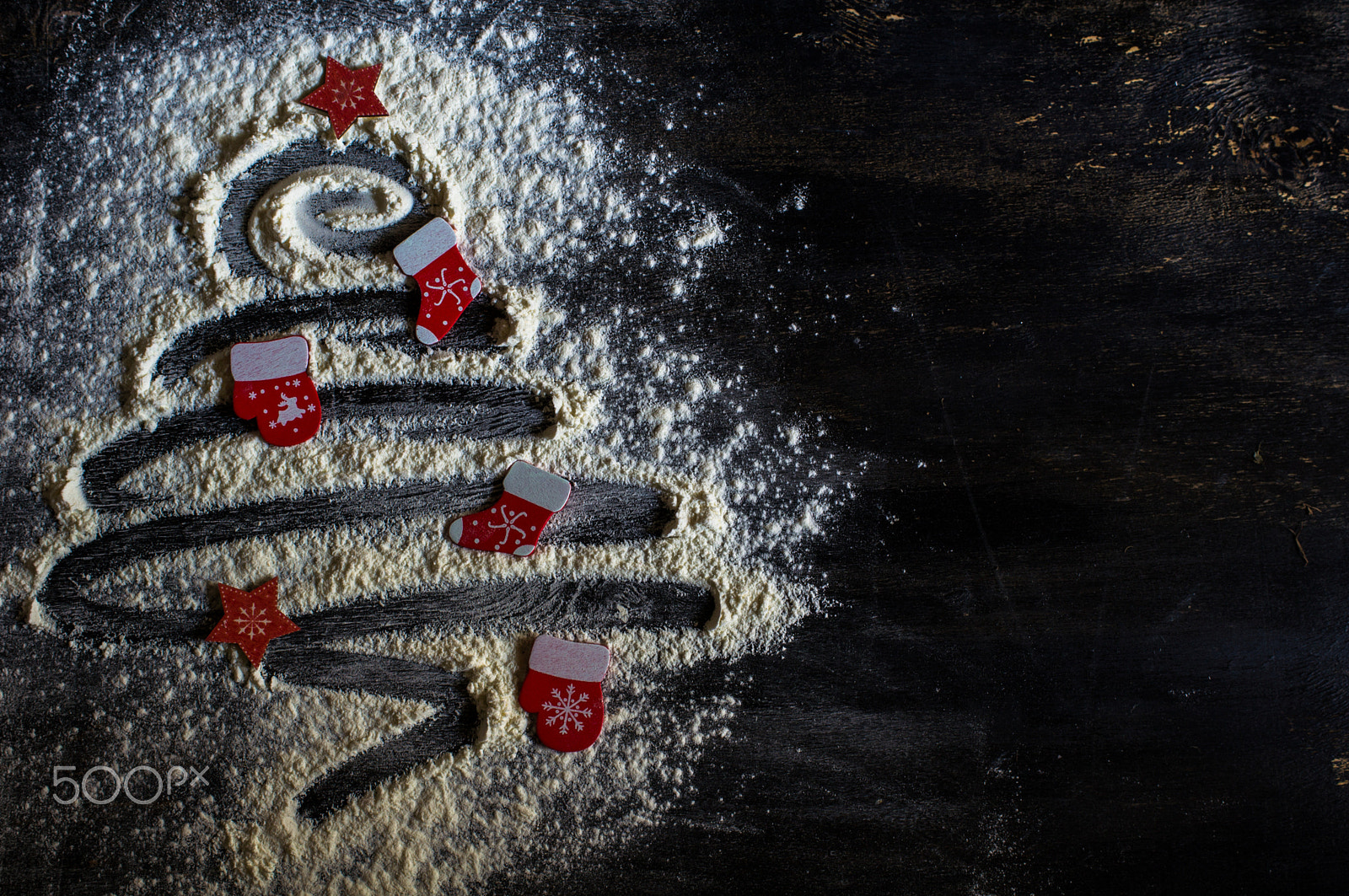 Sony SLT-A55 (SLT-A55V) + Sony DT 30mm F2.8 Macro SAM sample photo. Christmas tree of the flour photography