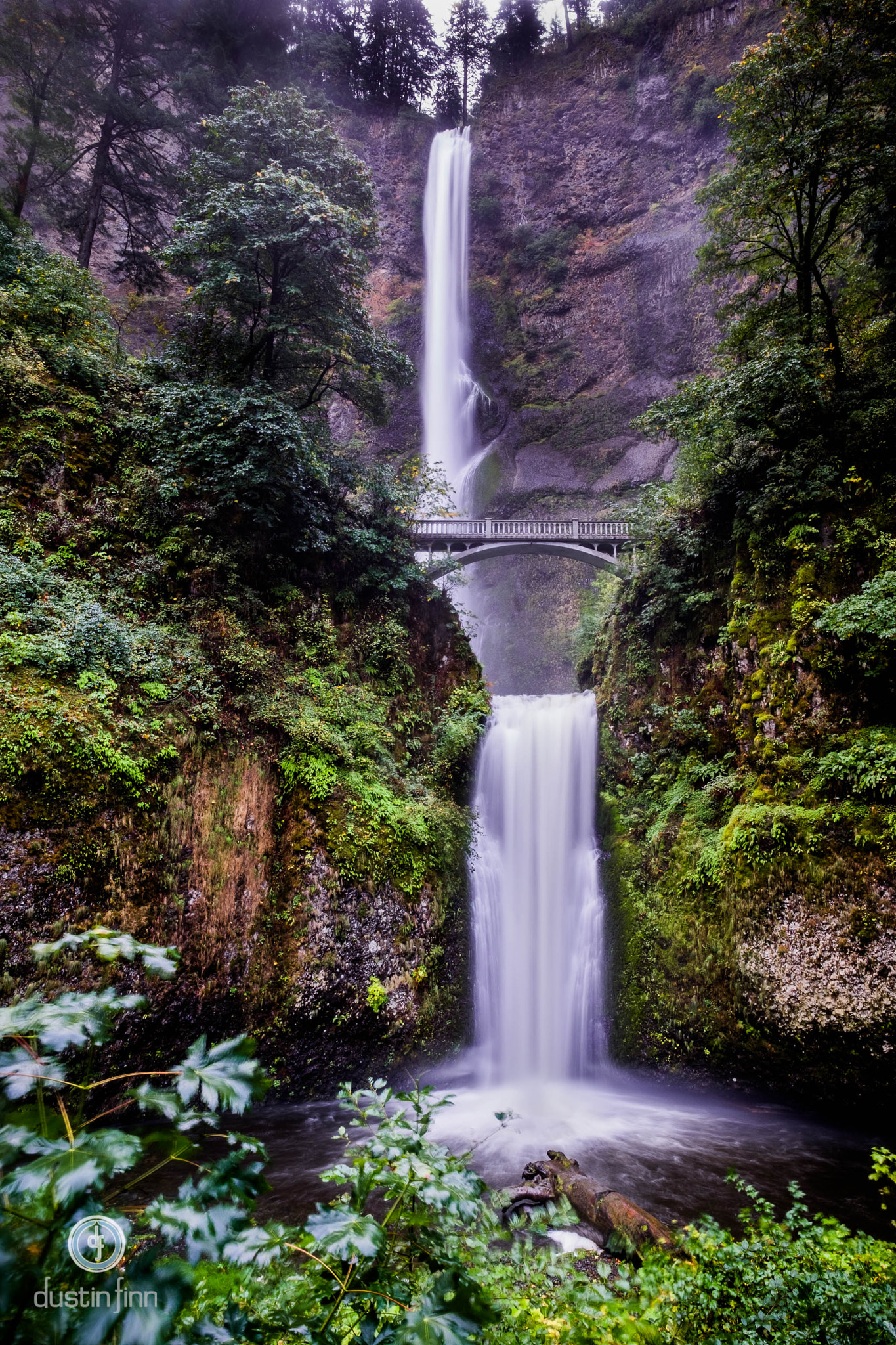 Fujifilm X-T2 sample photo. Full multnomah fall photography