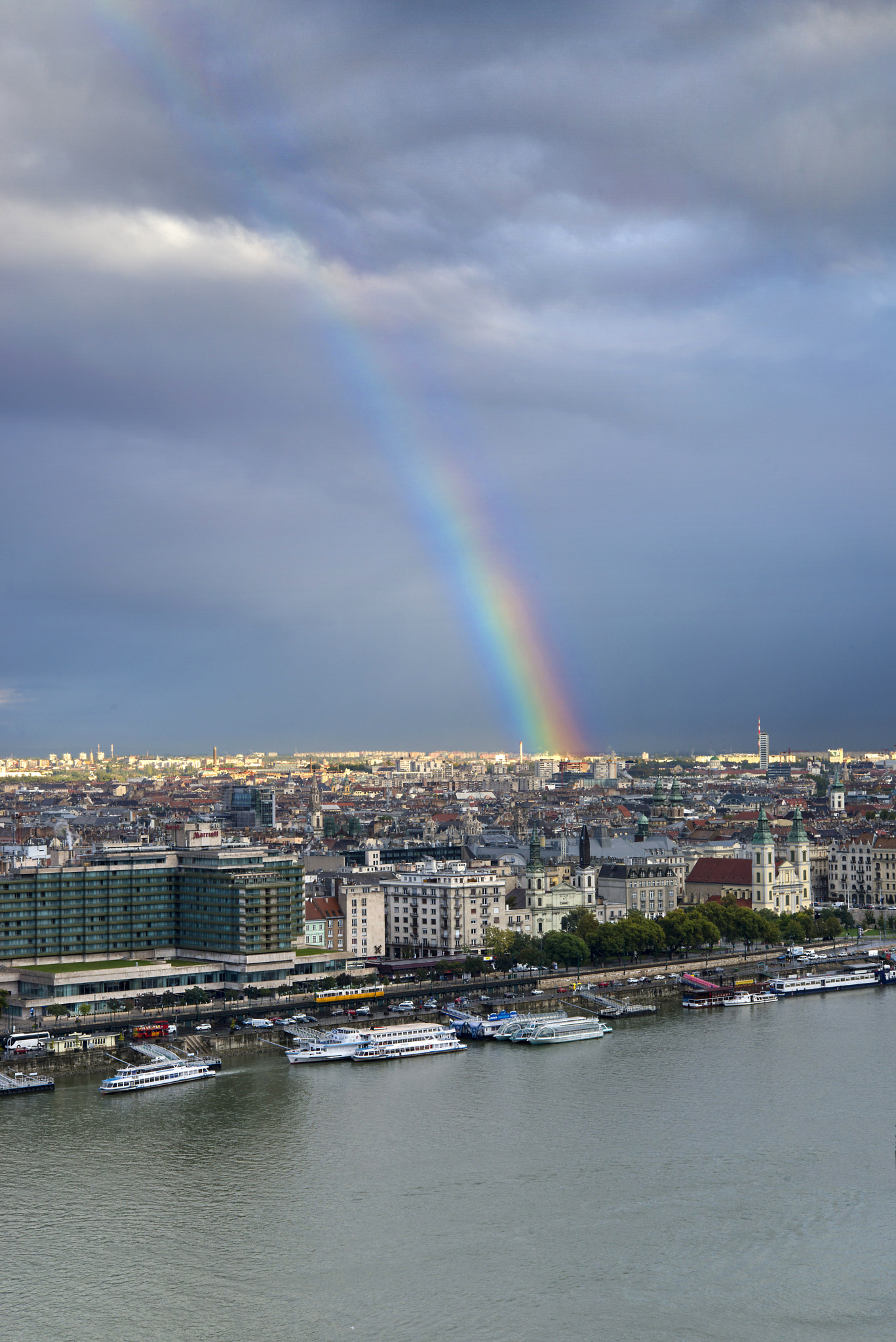 Nikon AF-S Micro-Nikkor 60mm F2.8G ED sample photo. Rainbow over the town photography