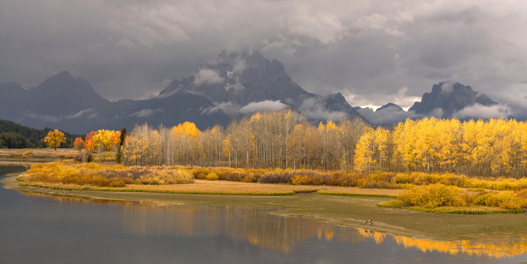 Canon EF 70-200mm F2.8L USM sample photo. Sun and clouds at oxbow bend photography