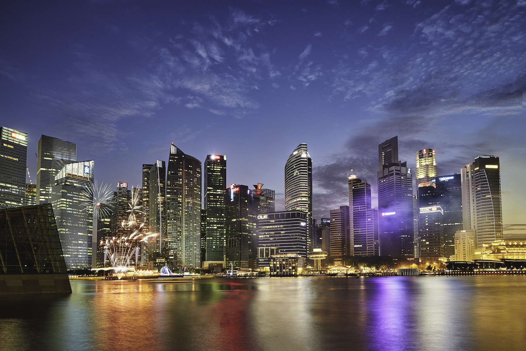 Canon TS-E 24.0mm f/3.5 L II sample photo. Singapore skyline photography