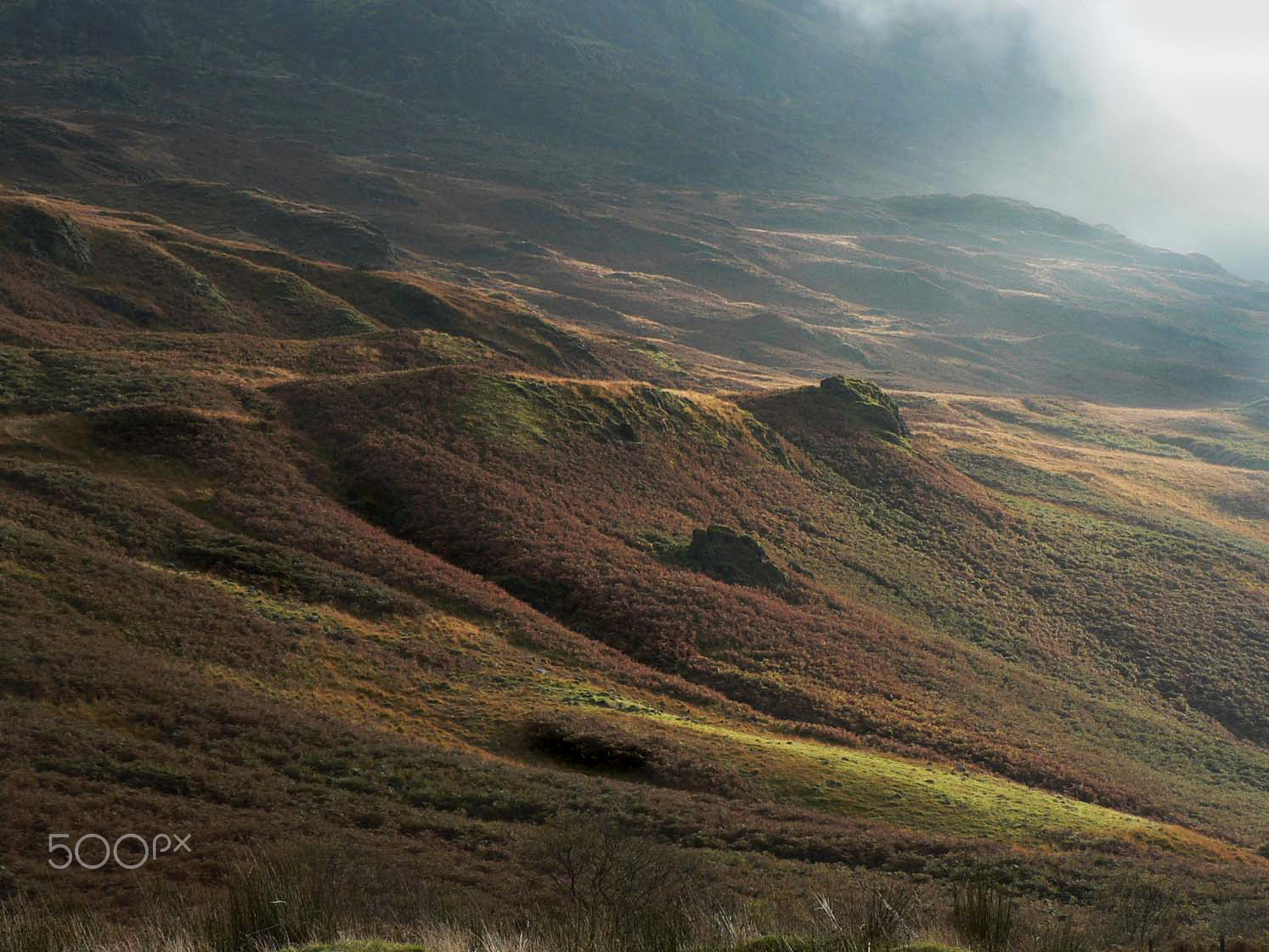 Panasonic DMC-FZ5 sample photo. Hardknott pass - lake district photography