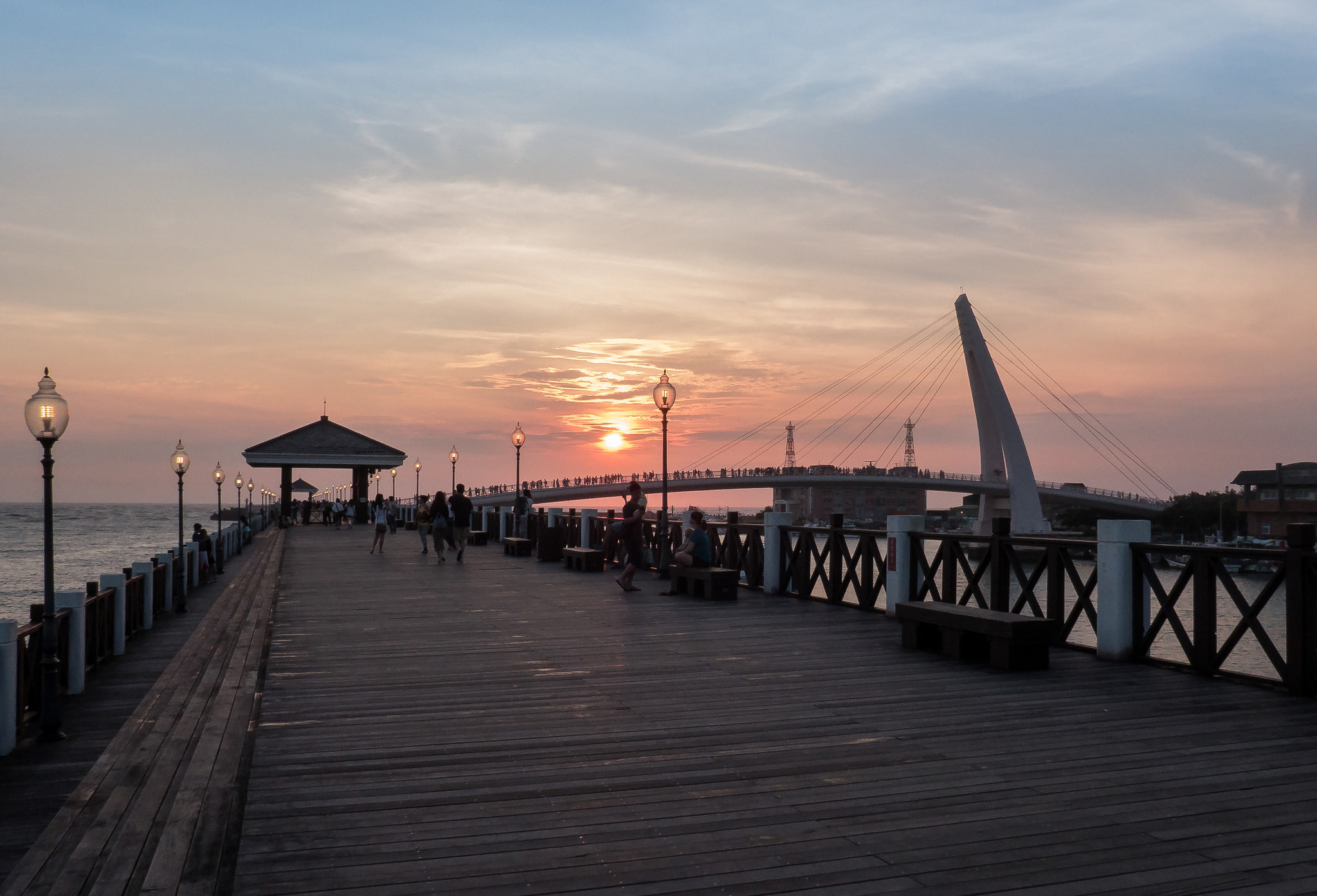 Leica C (Typ 112) sample photo. The sunset. at lover's bridge. photography