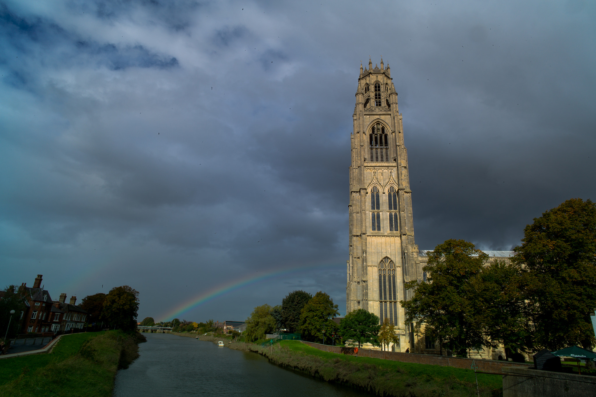 Leica M9 + Elmarit-M 21mm f/2.8 sample photo. A rainbow to the church. photography