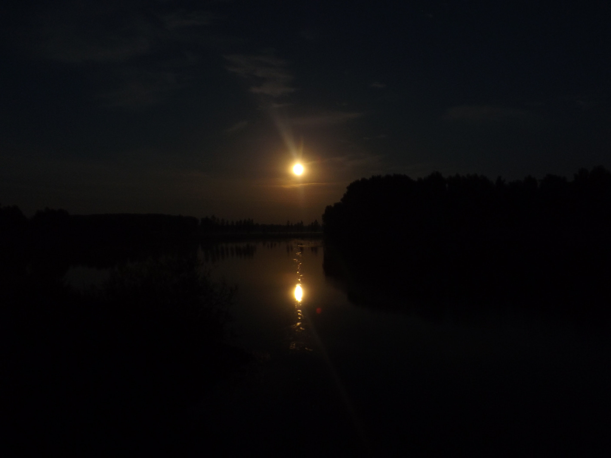Fujifilm FinePix SL300 sample photo. Moonlight photography