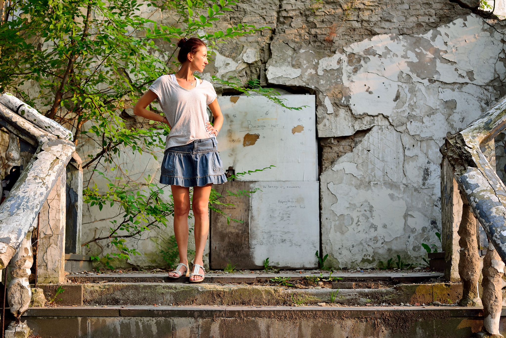 Nikon D600 + Sigma 50mm F1.4 EX DG HSM sample photo. Near the abandoned house photography