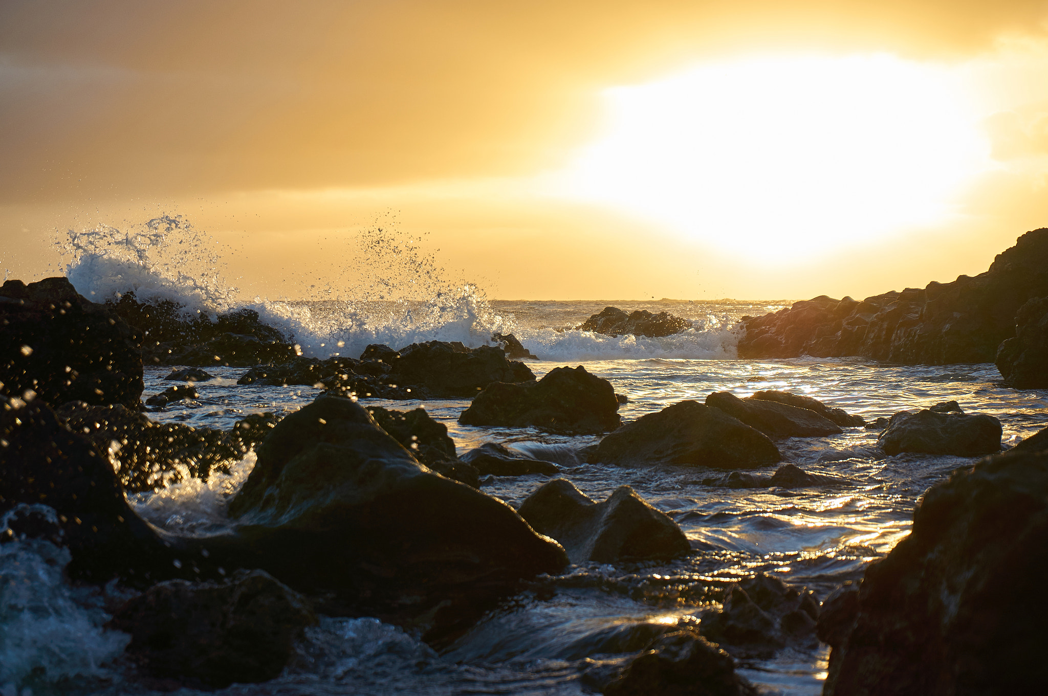 Sony Alpha NEX-5N sample photo. Waves photography
