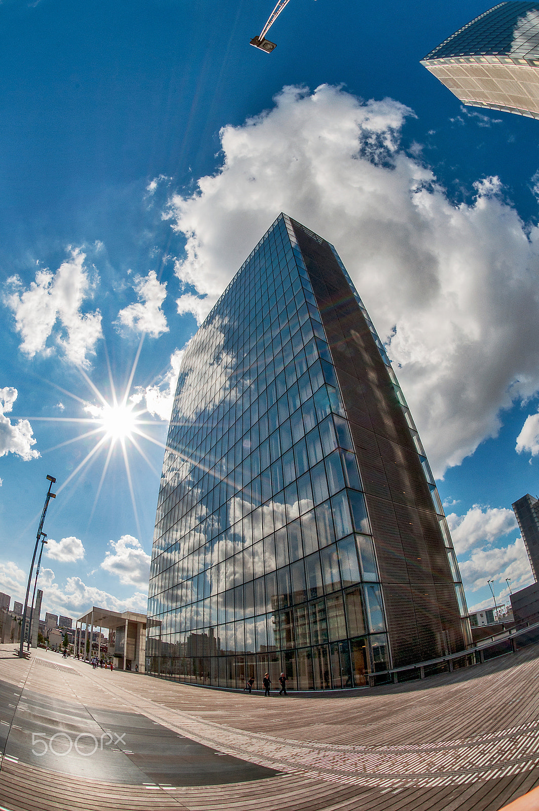 Nikon AF DX Fisheye-Nikkor 10.5mm F2.8G ED sample photo. Bibliothèque nationale de france photography
