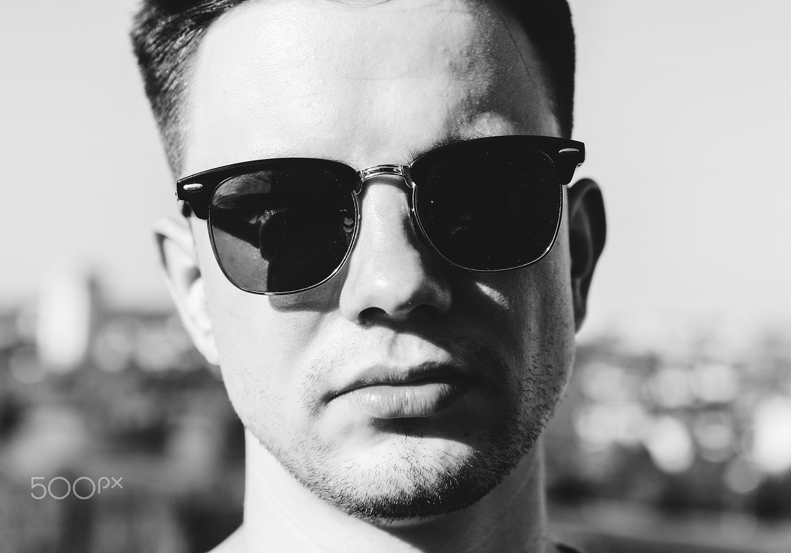 Nikon D7000 + Sigma 50mm F2.8 EX DG Macro sample photo. Portrait of the hipster photography