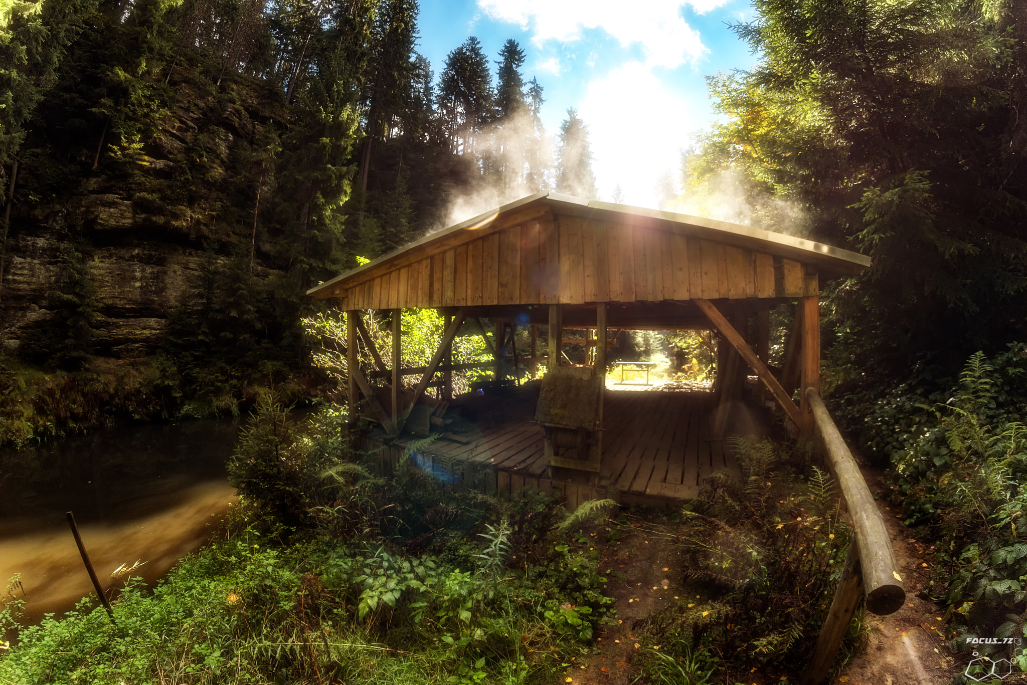 Samyang 12mm F2.8 ED AS NCS Fisheye sample photo. The hut photography