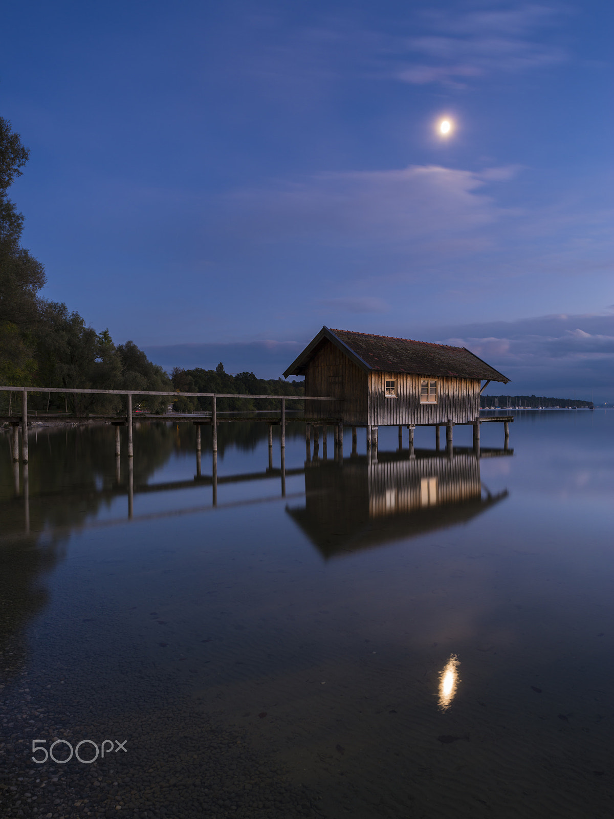 Nikon D800E + Nikon PC-E Nikkor 24mm F3.5D ED Tilt-Shift sample photo. Double moon photography