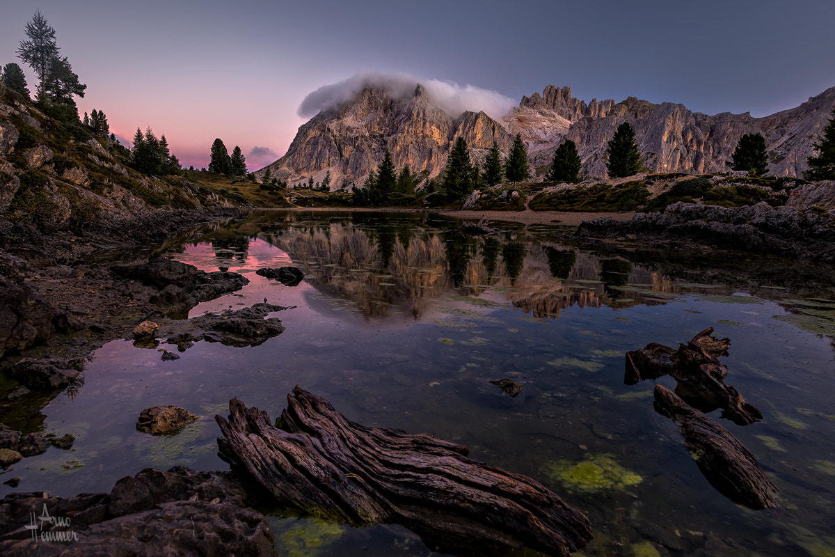 Nikon AF-S Nikkor 17-35mm F2.8D ED-IF sample photo. Lago di limides photography