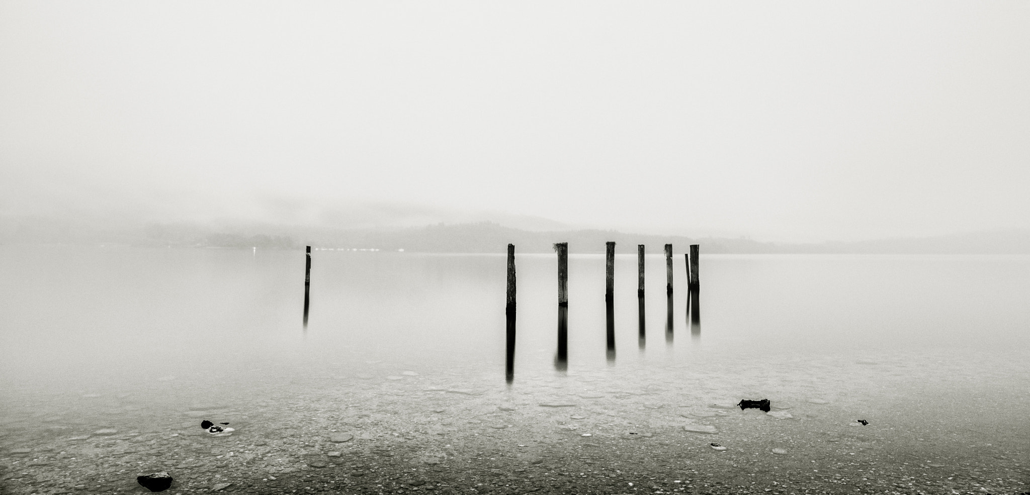 Nikon D7100 + Samyang 16mm F2 ED AS UMC CS sample photo. Early morning loch photography