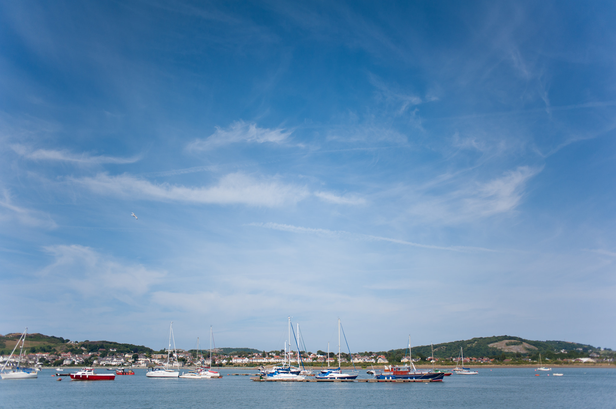 Nikon D700 + Nikon AF Nikkor 28mm F2.8D sample photo. Conwy bay photography