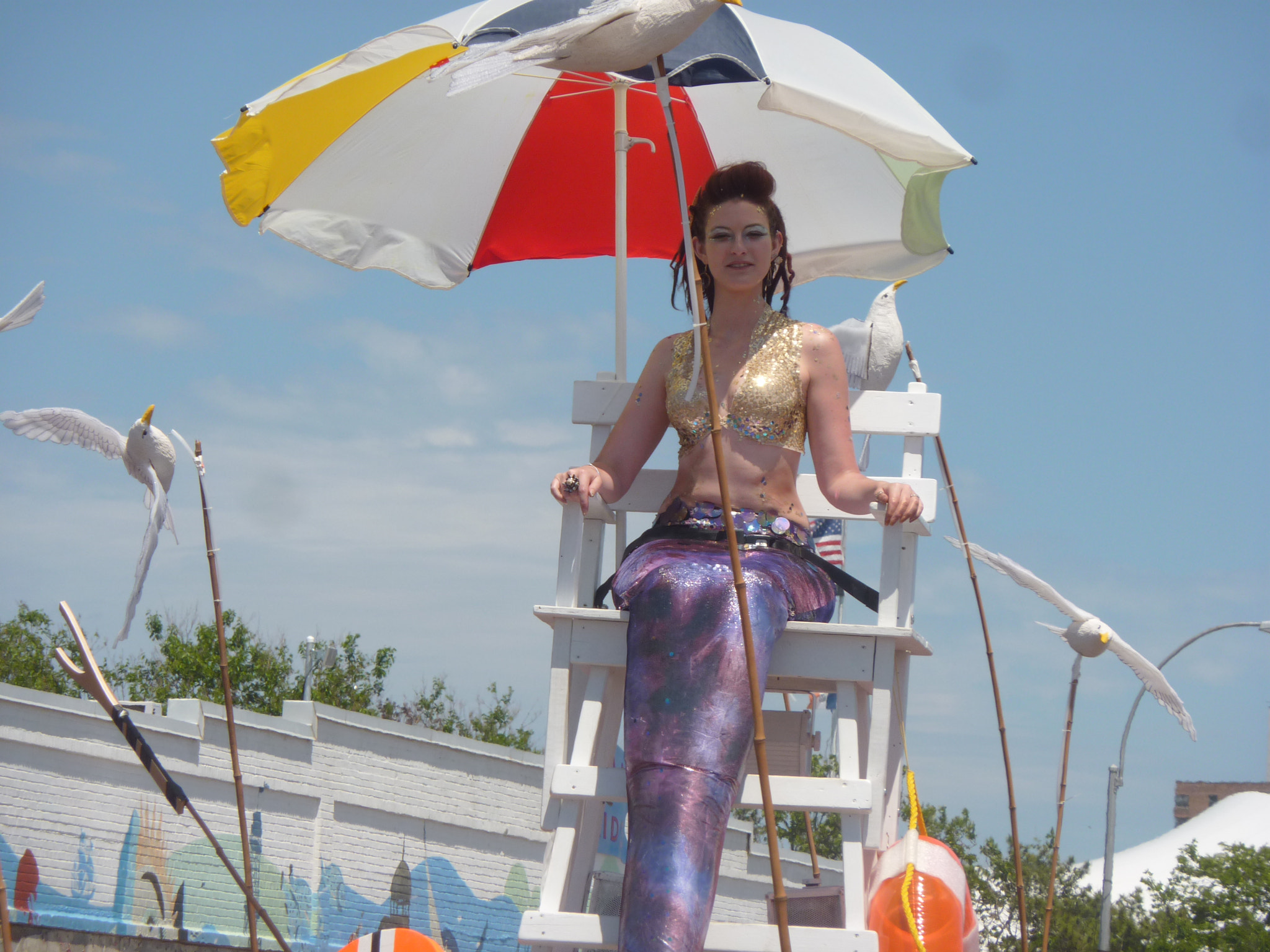 Panasonic DMC-ZS1 sample photo. Lifeguard mermaid photography