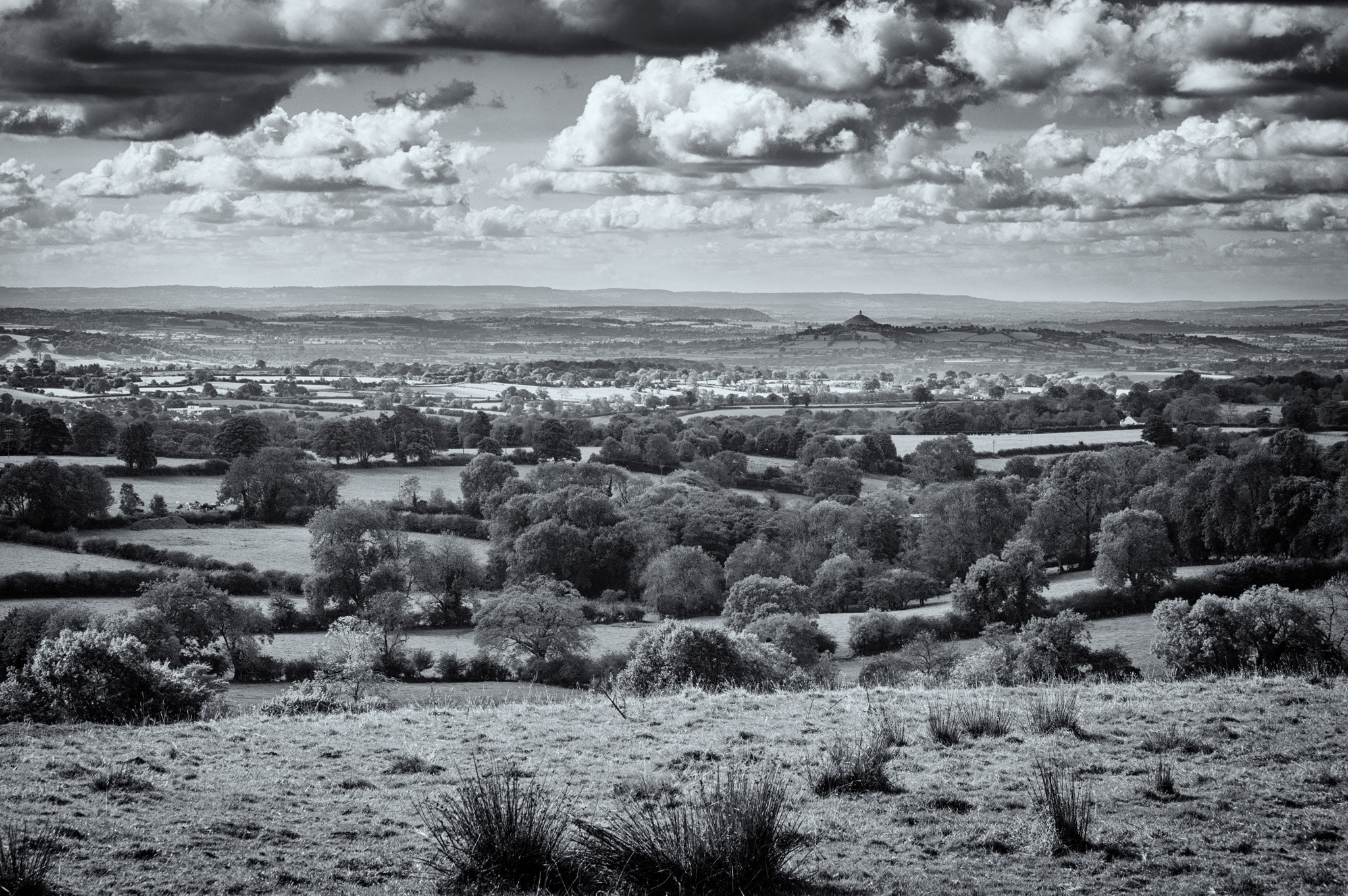 Pentax K-3 II sample photo. Glastonbury tor from beacon wood photography