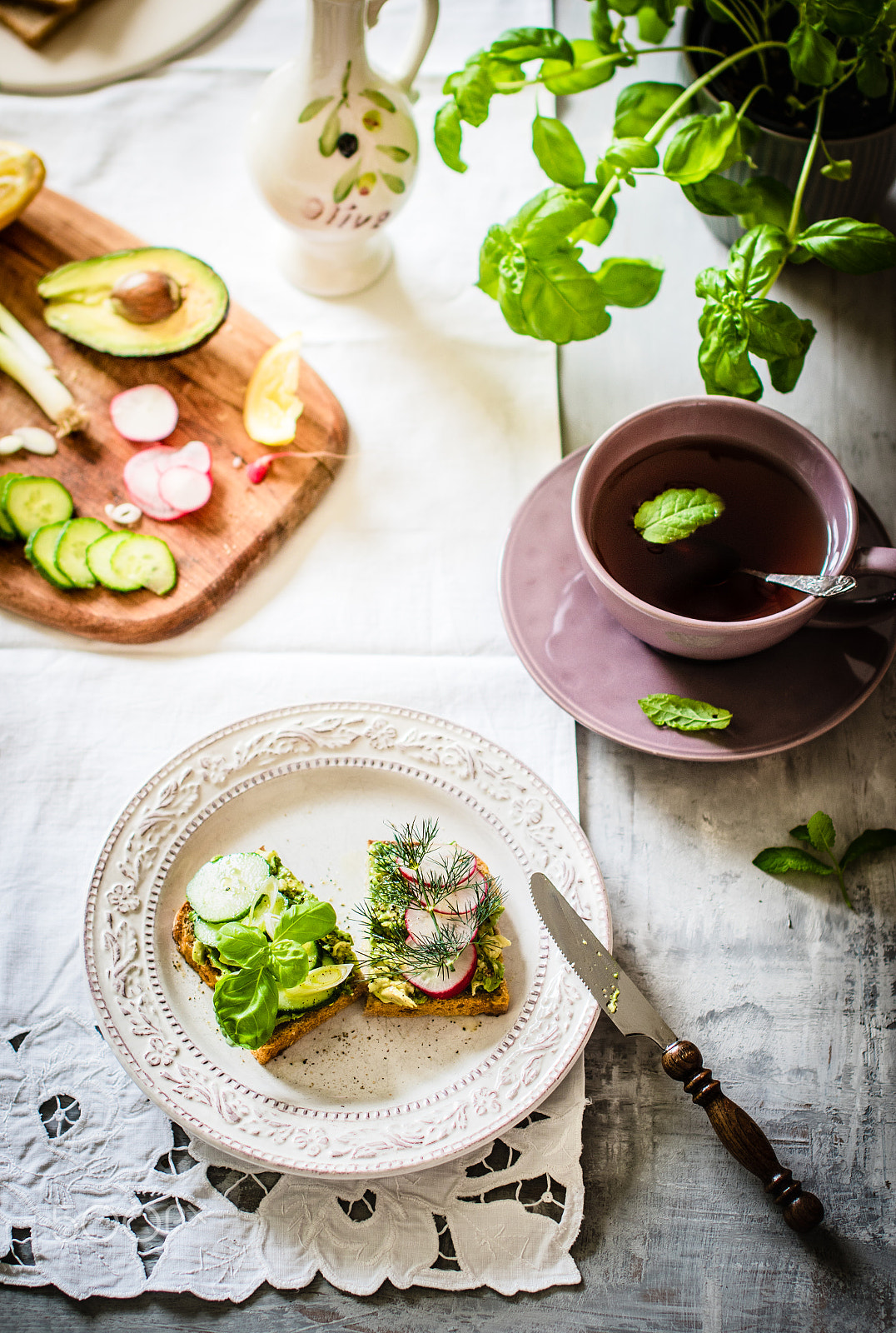 Sigma 50mm F1.4 EX DG HSM sample photo. Green breakfast photography