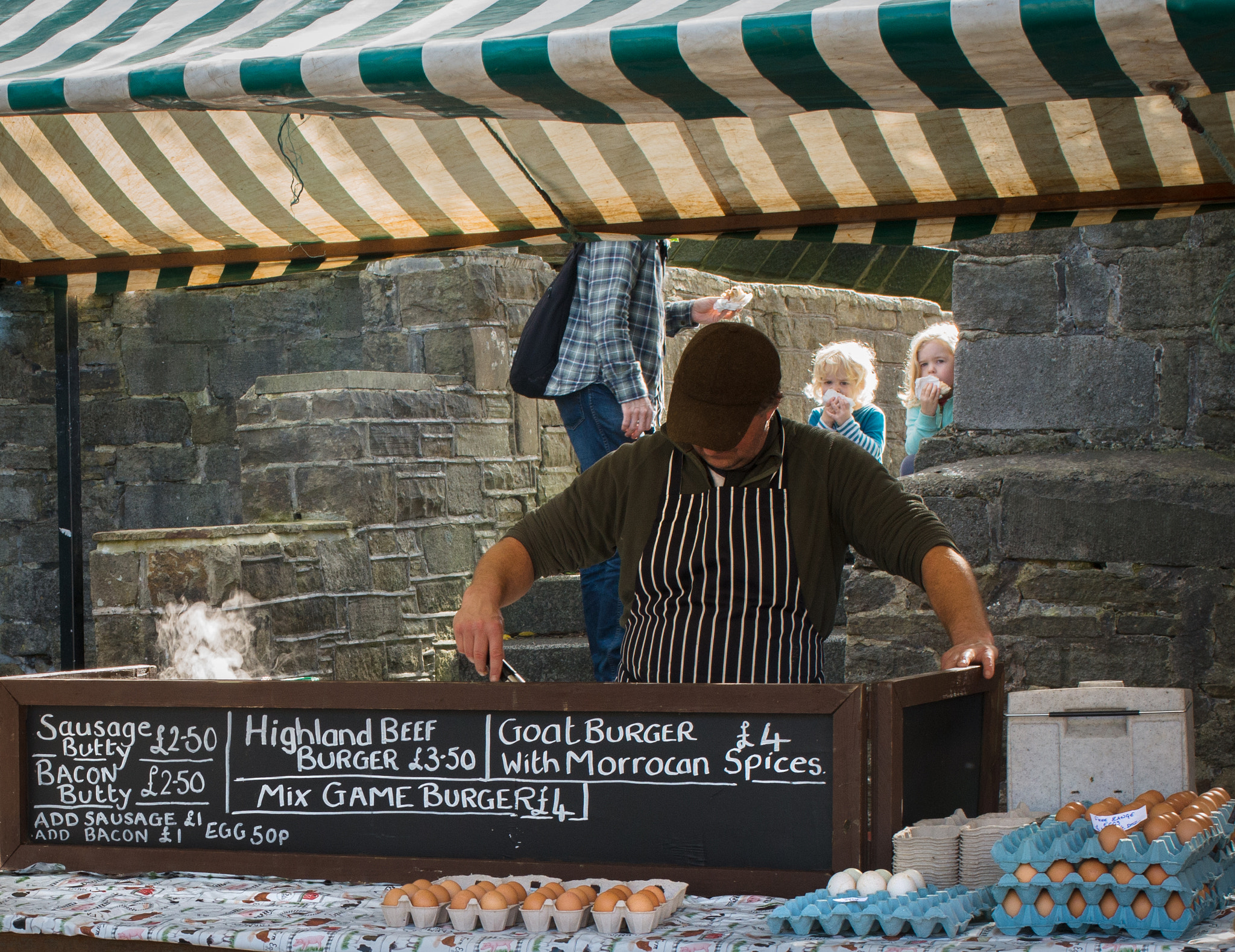 Nikon D800 sample photo. Yorkshire butty stand photography