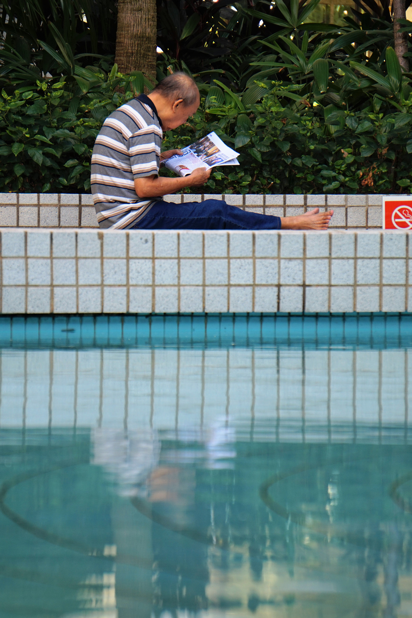 Sony E 55-210mm F4.5-6.3 OSS sample photo. Reading photography