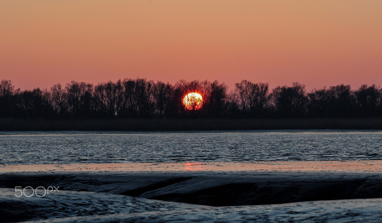 Canon EF 70-300mm F4-5.6 IS USM sample photo. Sunset photography