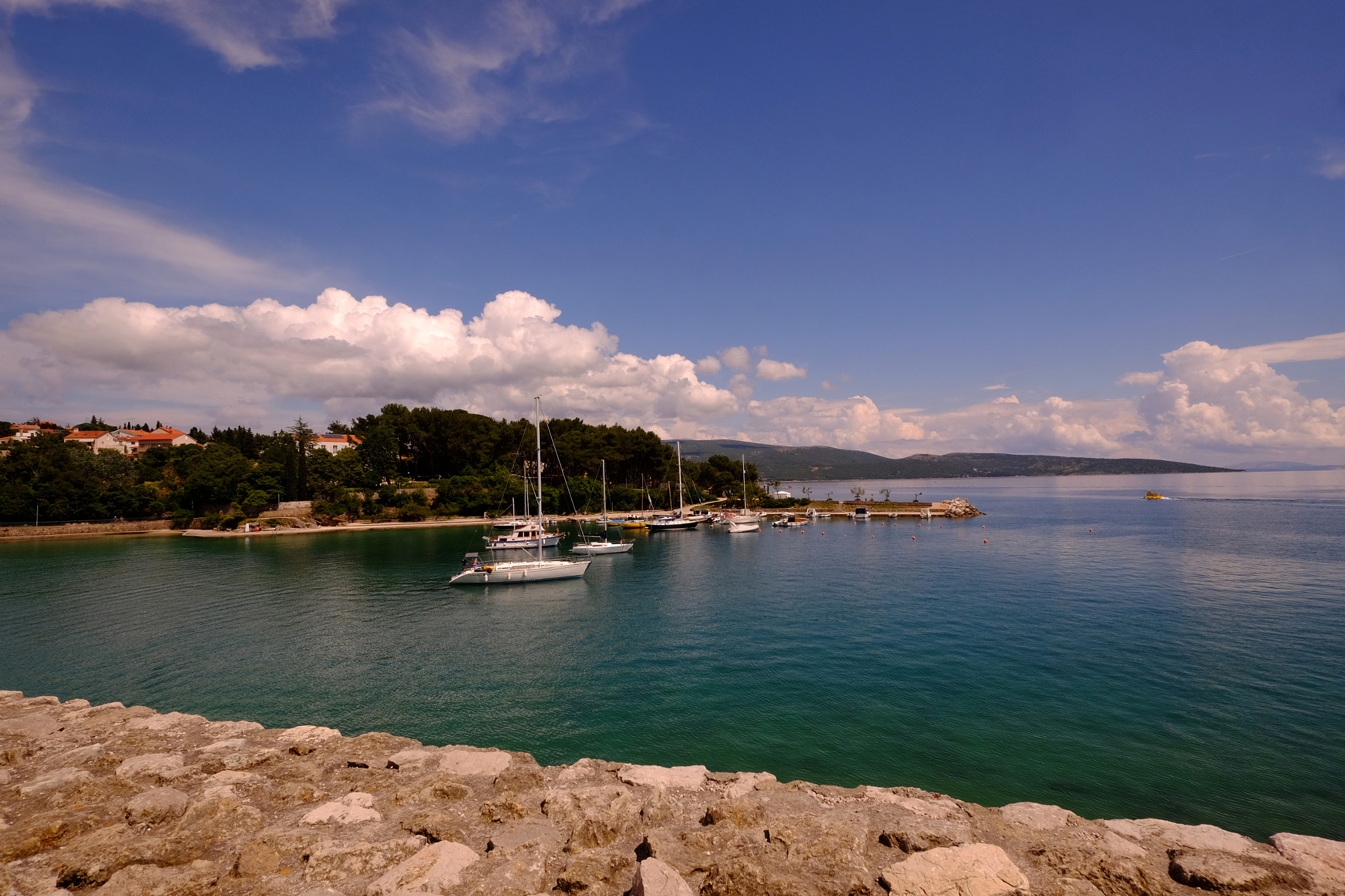 Fujifilm X-T1 sample photo. Town of krk, croatia photography