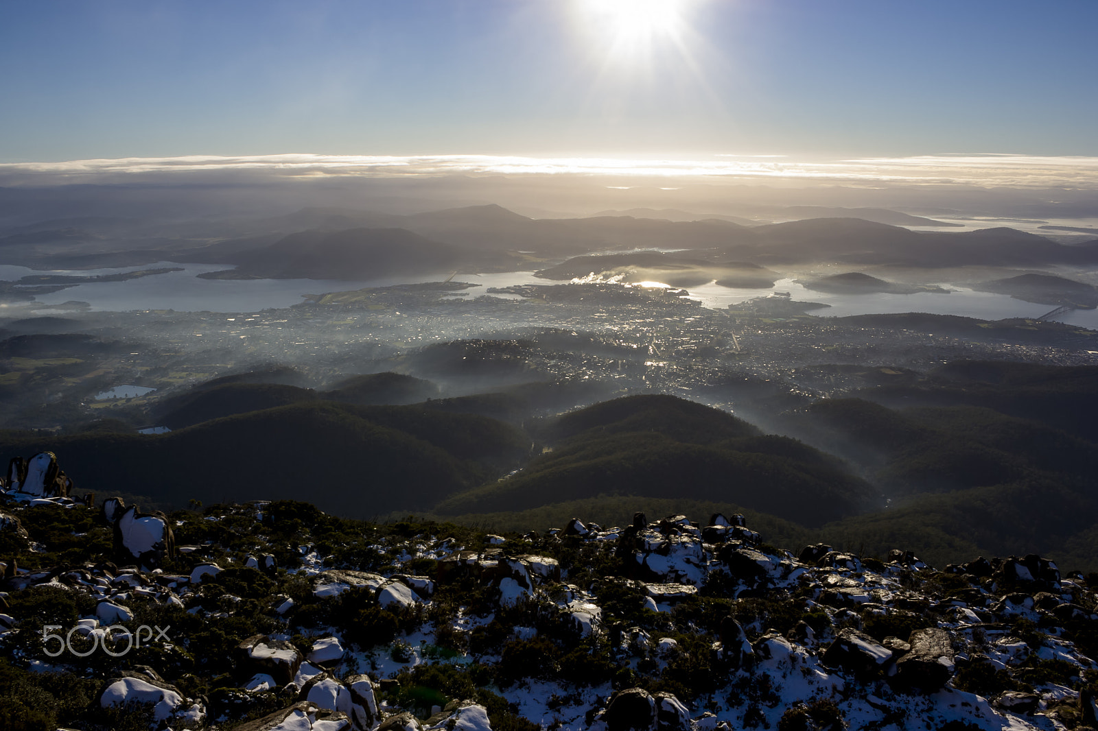 Canon EF-S 18-55mm f/3.5-5.6 USM sample photo. Landscape of hobart photography