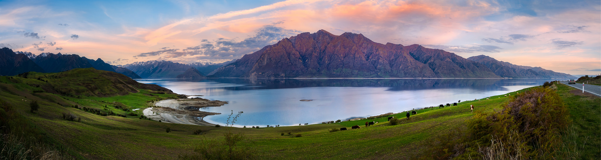 Panasonic Lumix G X Vario 12-35mm F2.8 ASPH Power OIS sample photo. Lake hawea photography