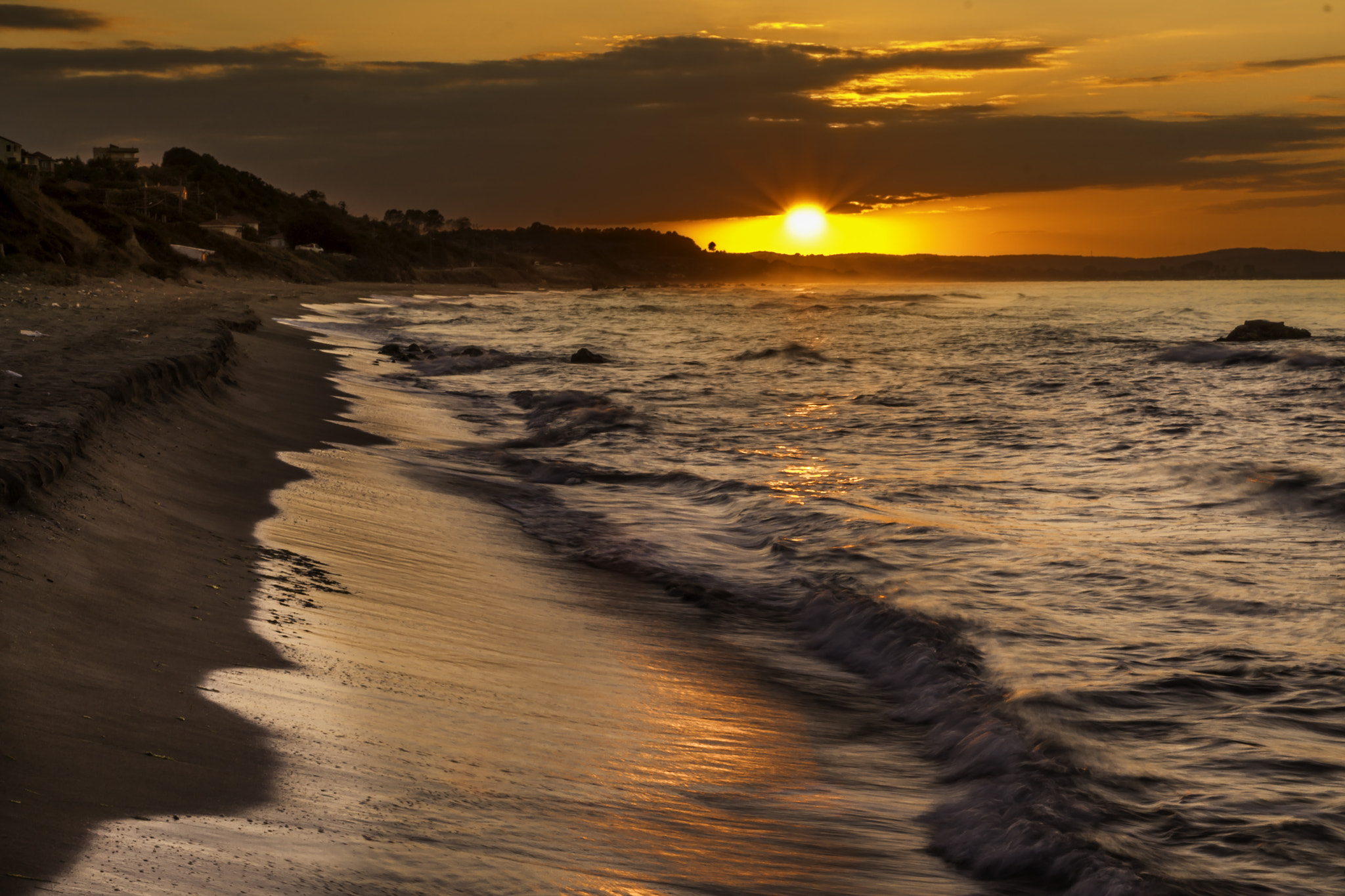 Tamron SP AF 17-50mm F2.8 XR Di II LD Aspherical (IF) sample photo. Sunset at sinop, turkey photography