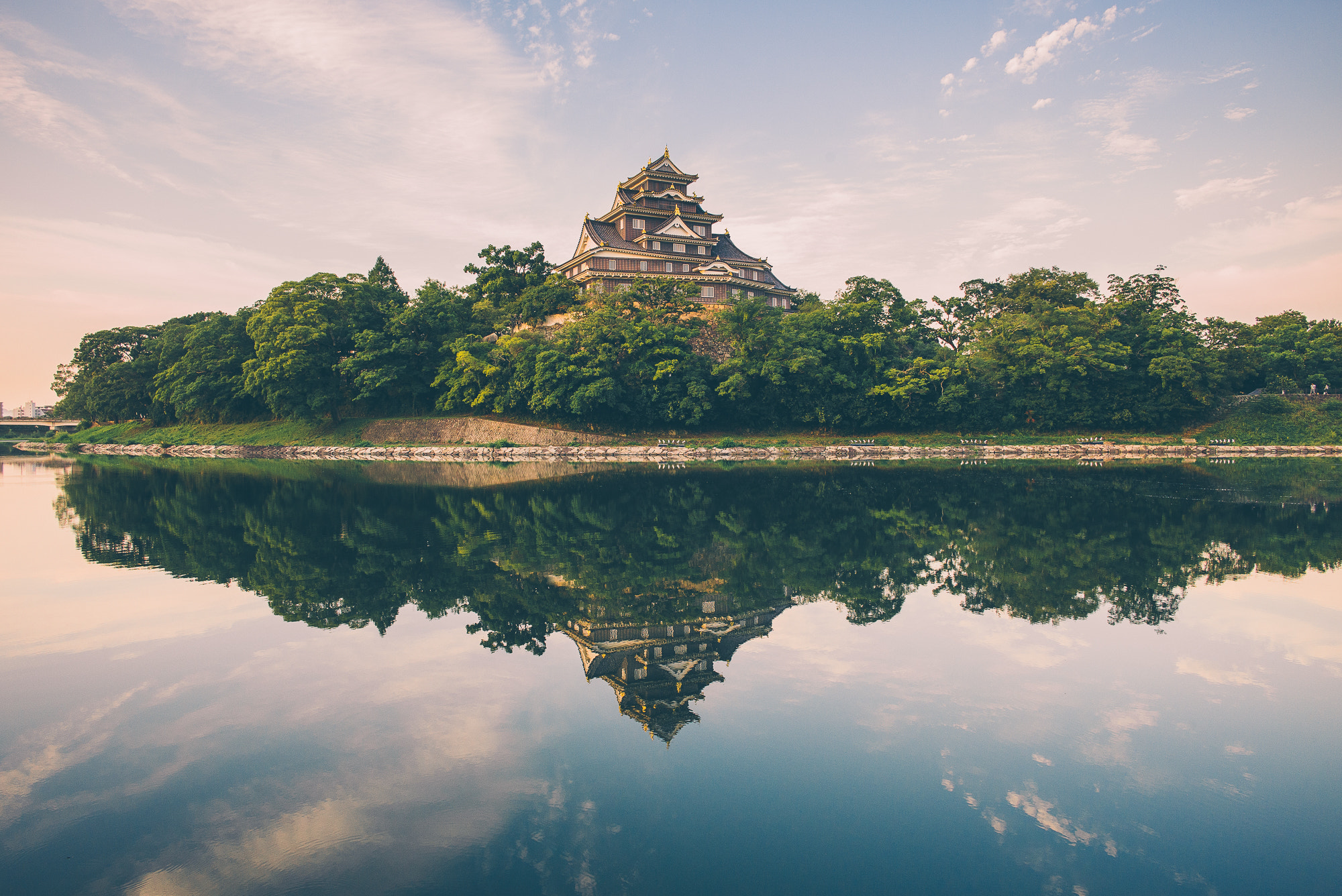 Leica Summilux-M 21mm F1.4 Asph sample photo. Okayama castle photography