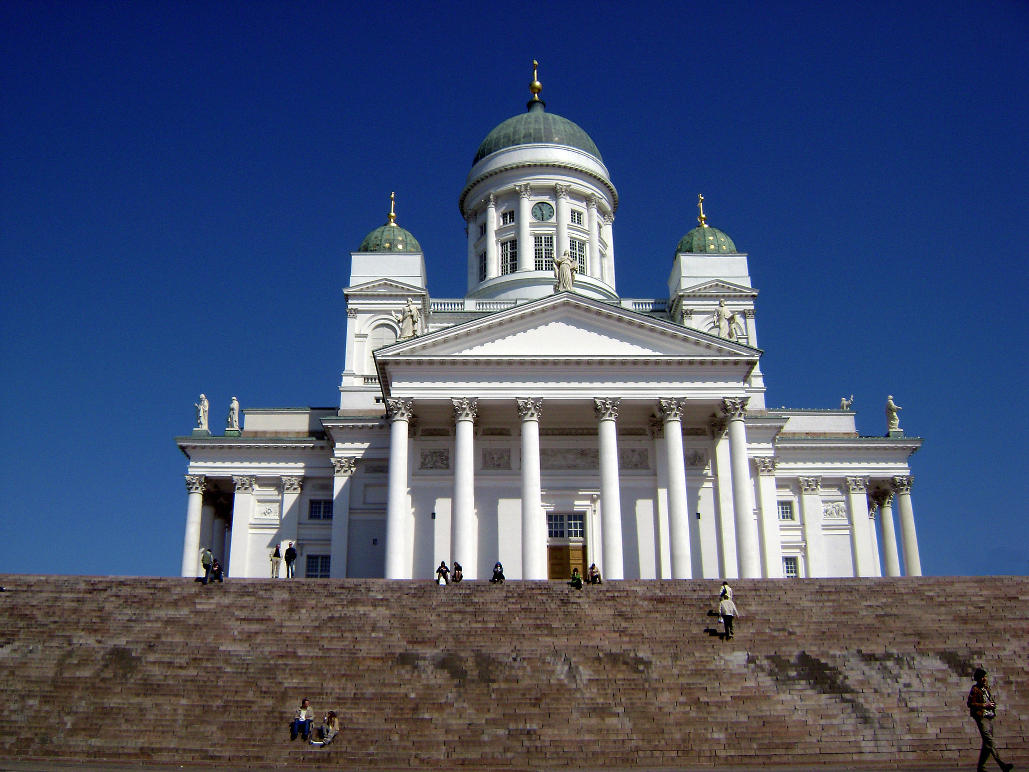 Sony DSC-S650 sample photo. Helsinki cathedral photography