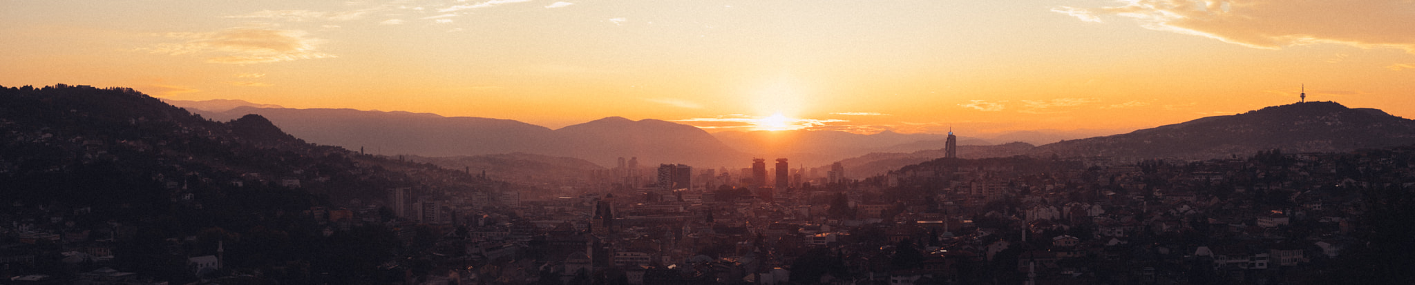 Fujifilm X-E2S sample photo. Sarajevo panorama photography