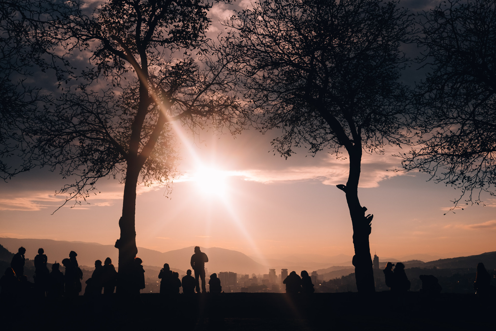 Fujifilm X-E2S sample photo. Overlooking sarajevo, bih photography