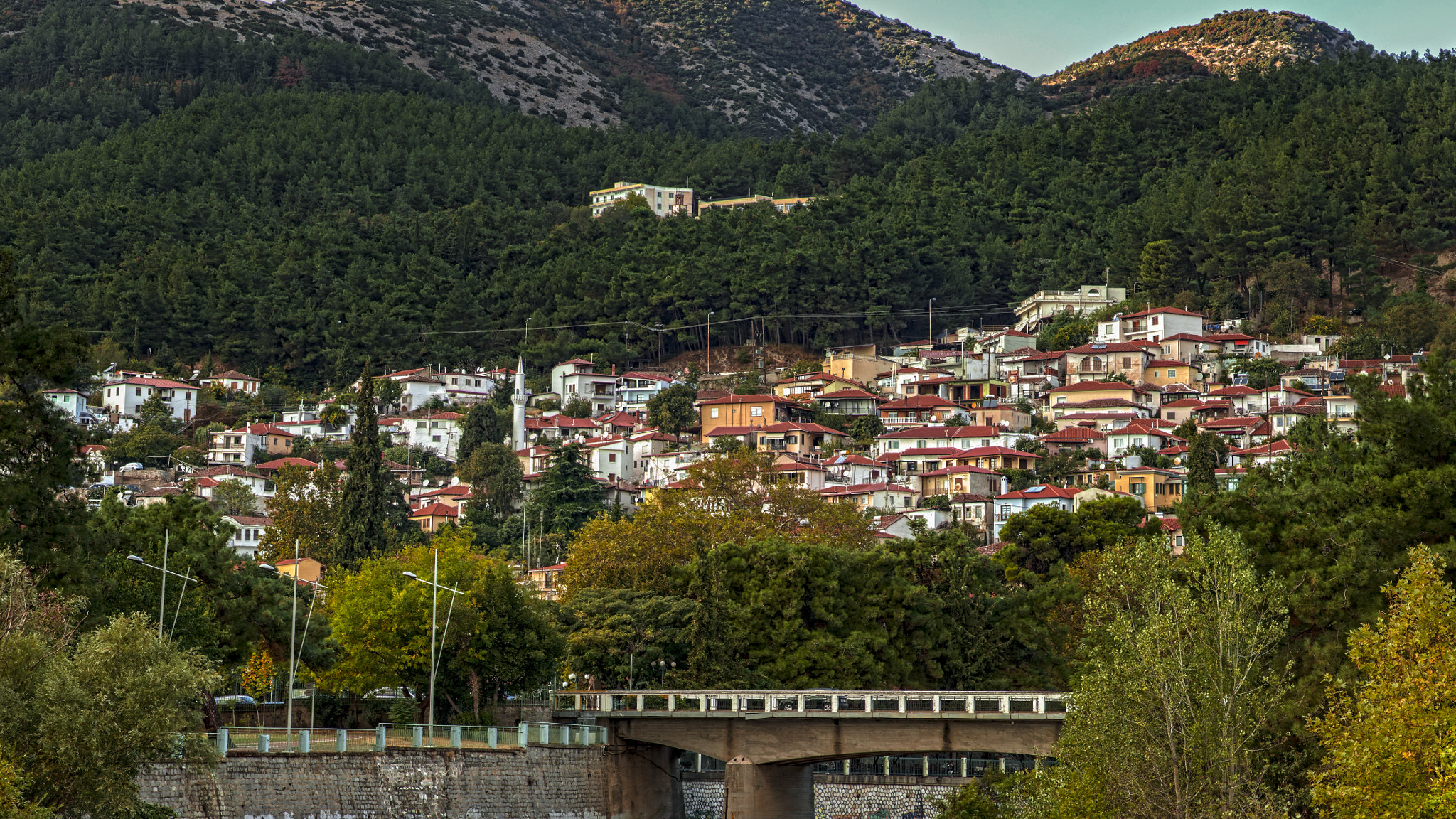 Fujifilm FinePix S6000fd sample photo. The old town of xanthi photography