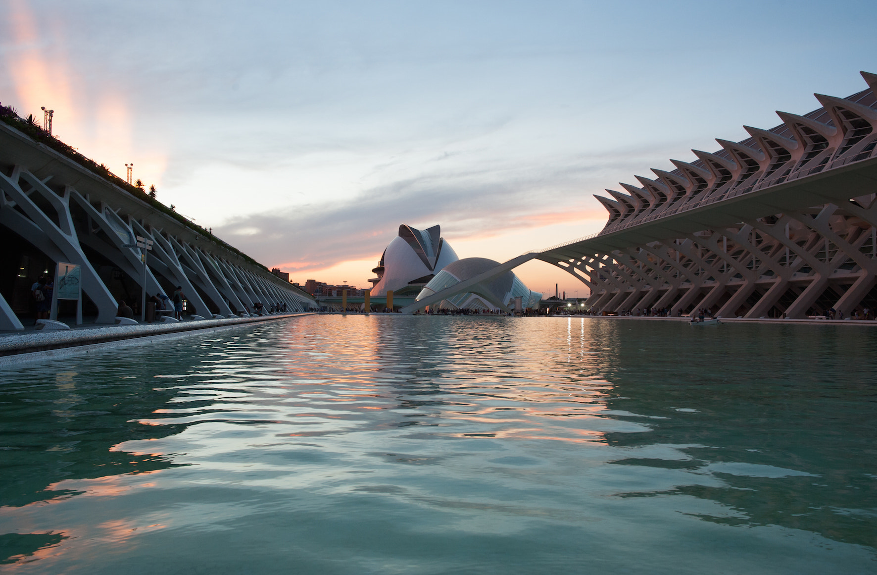 Nikon D700 + Nikon AF-S Nikkor 28mm F1.8G sample photo. City of the arts and sciences - valencia photography