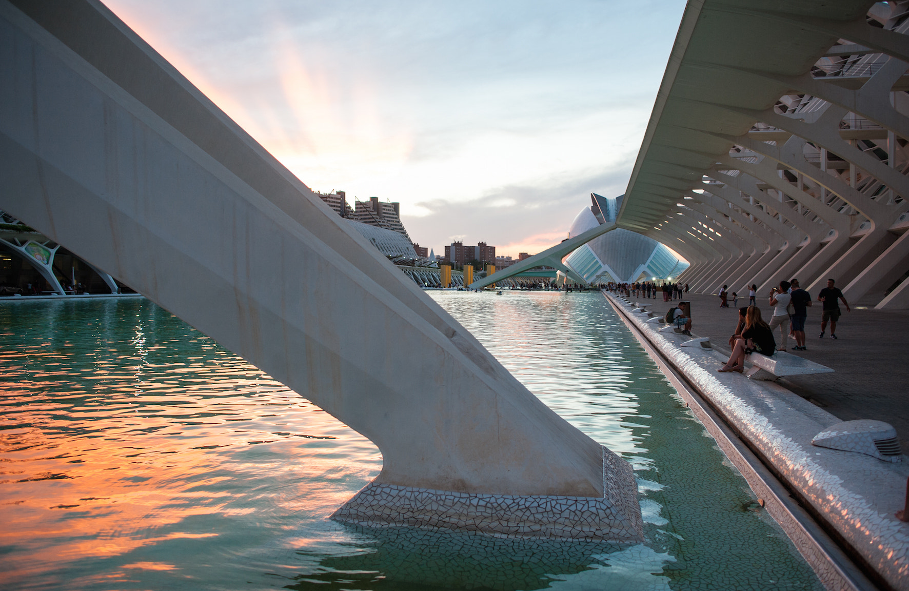 Nikon D700 + Nikon AF-S Nikkor 28mm F1.8G sample photo. City of the arts and sciences - valencia (2) photography