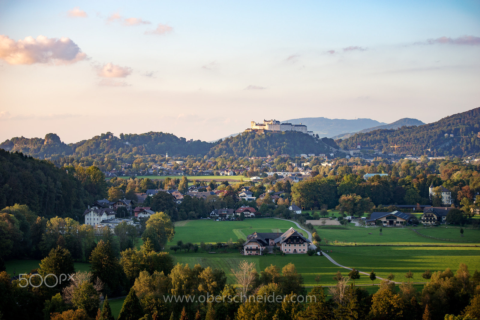 Sony a99 II + Tamron SP 70-200mm F2.8 Di VC USD sample photo. Salzburg in the last light of the day photography