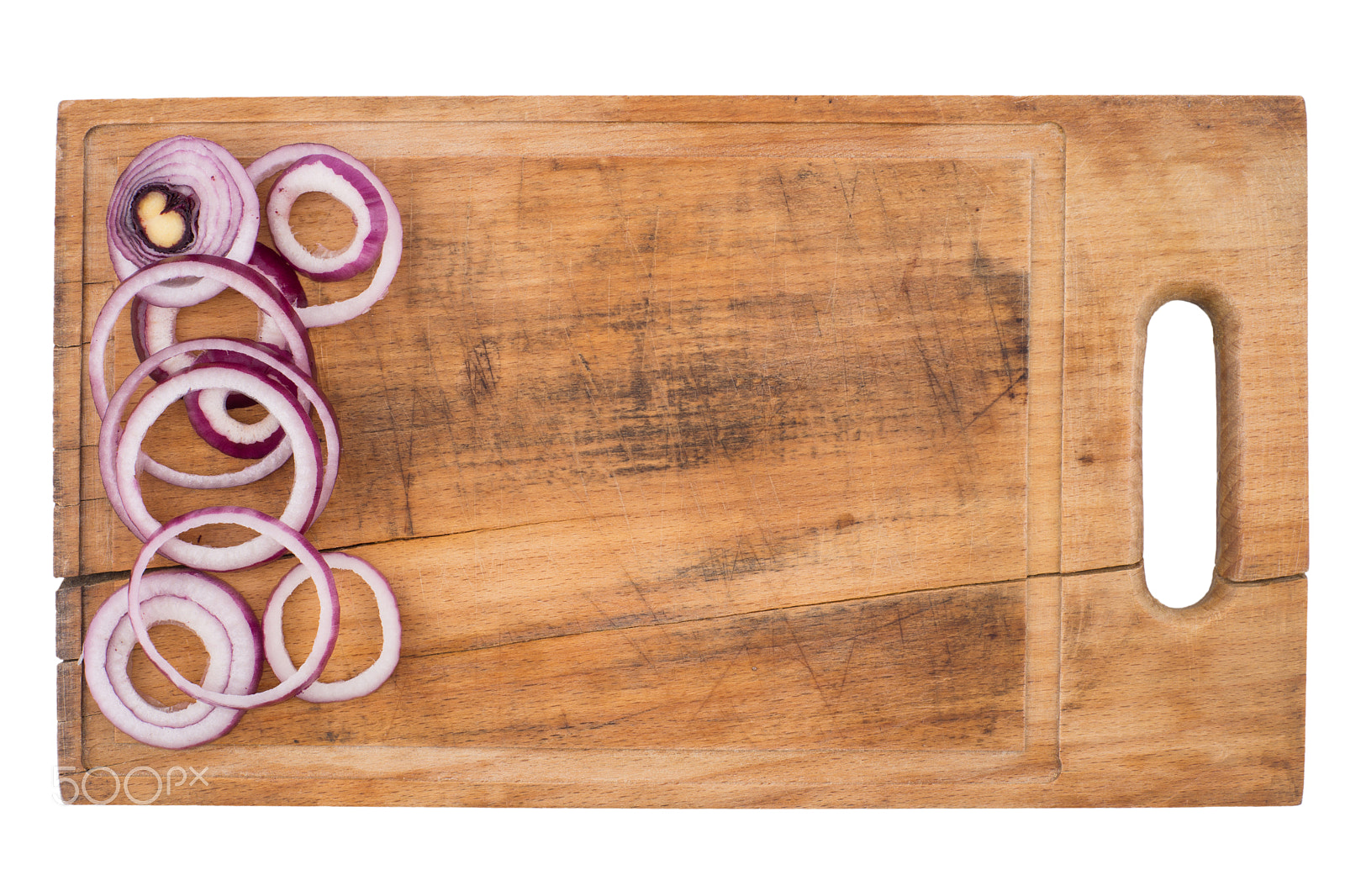 Sony a99 II sample photo. Sliced onion rings on a cutting board. photography