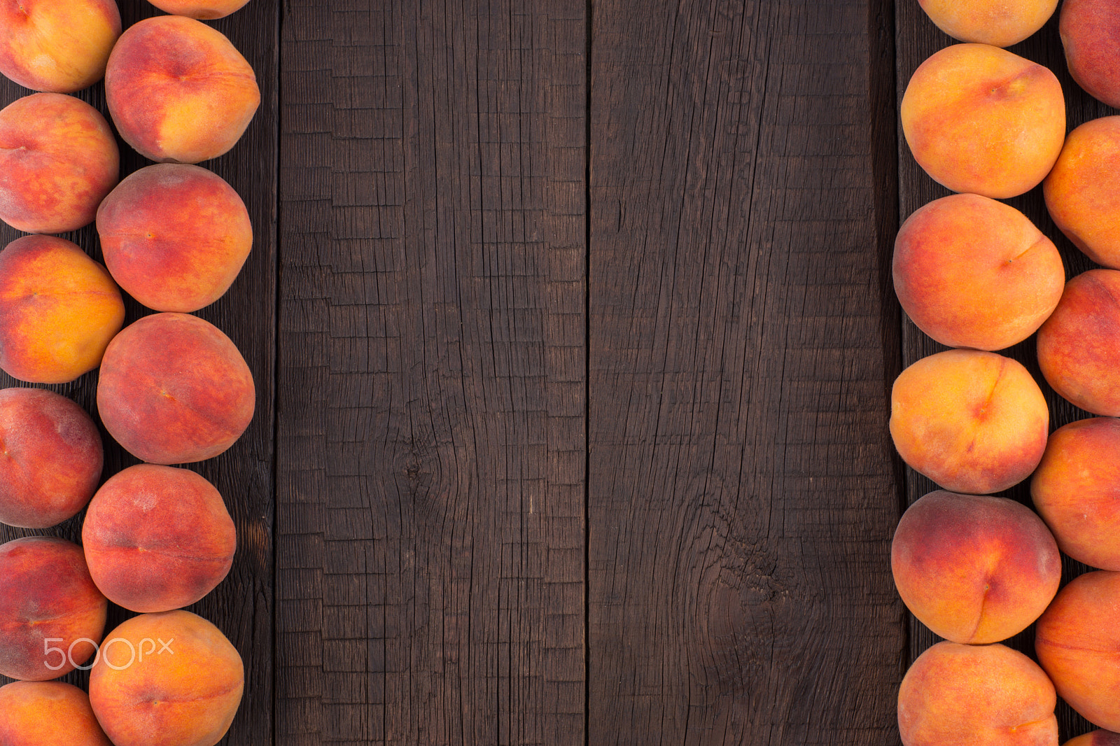 Sony a99 II sample photo. Ripe peaches on old rustic table. photography