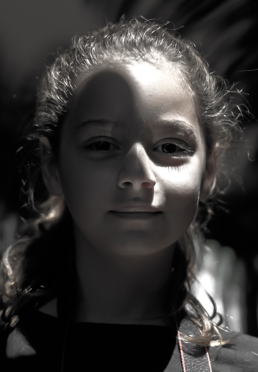 Sony FE 85mm F1.4 GM sample photo. Half face photography