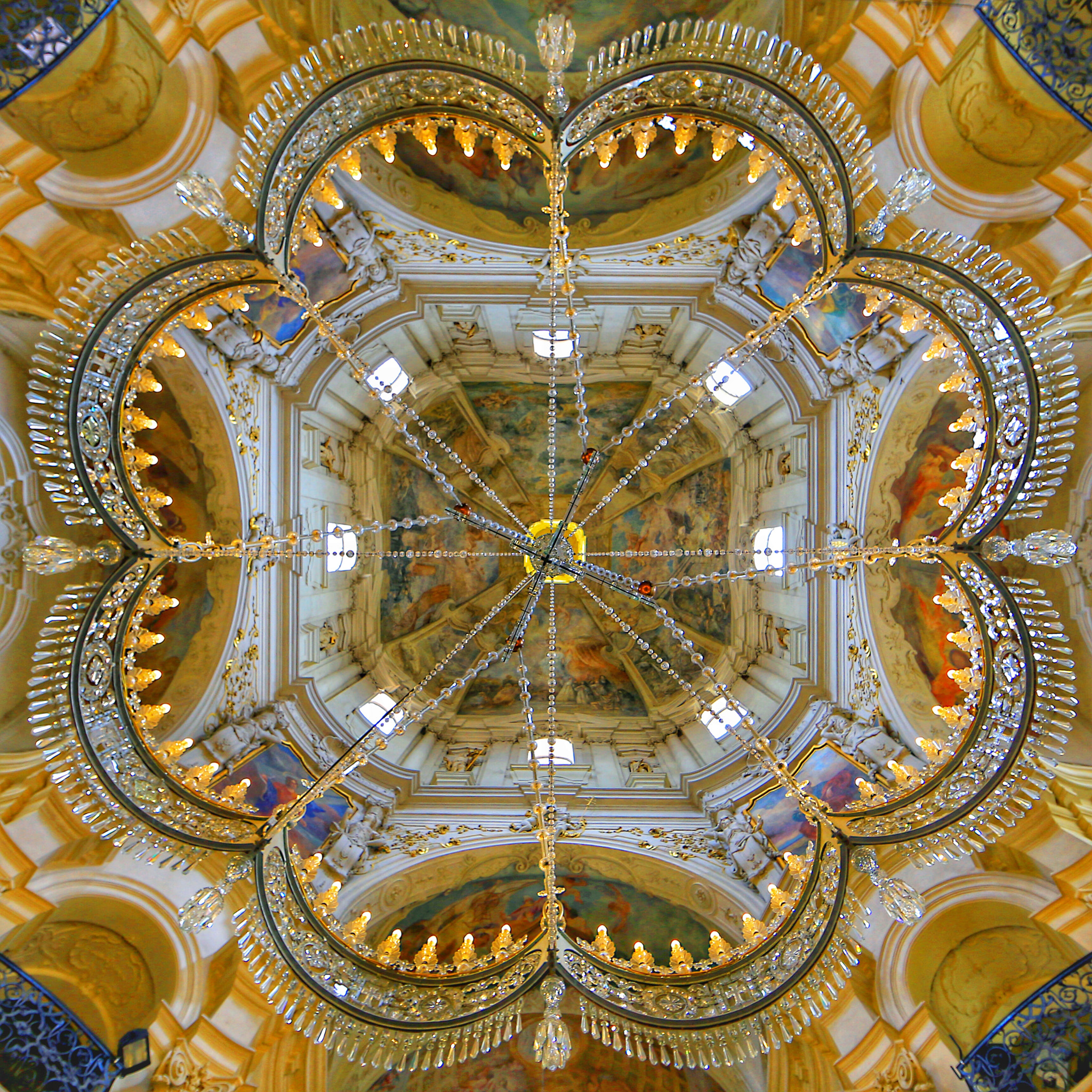 Canon EOS 6D sample photo. Ceiling of st. nicholas church, prague photography